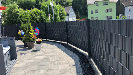 Flecht Sichtschutz aus dem 2019 in 58840 Plettenberg Deutschland von Zaunteam Sauerland.