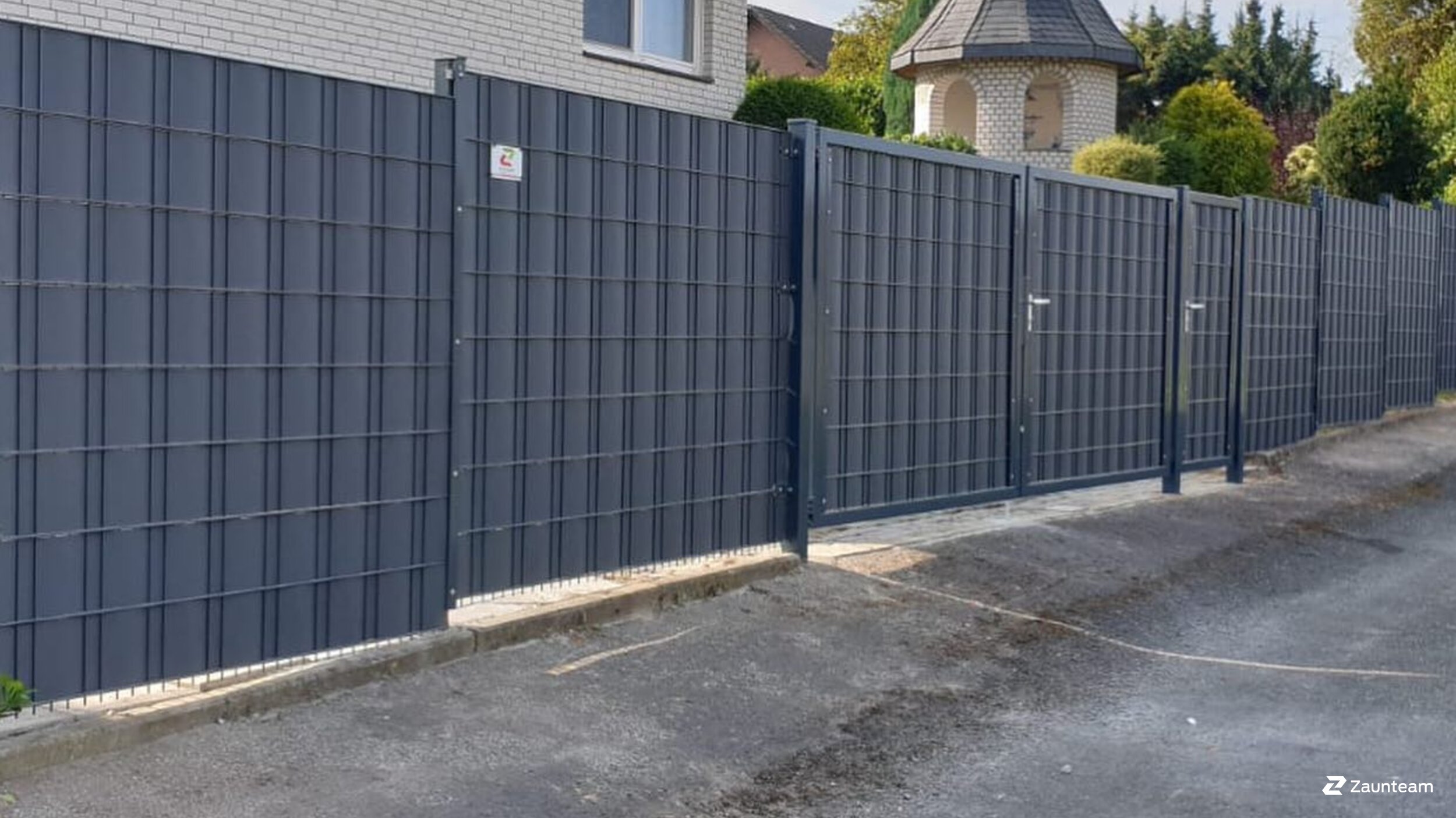 Protection brise-vue en tressage de 2020 à 59846 Sundern Allemagne de Zaunteam Sauerland.