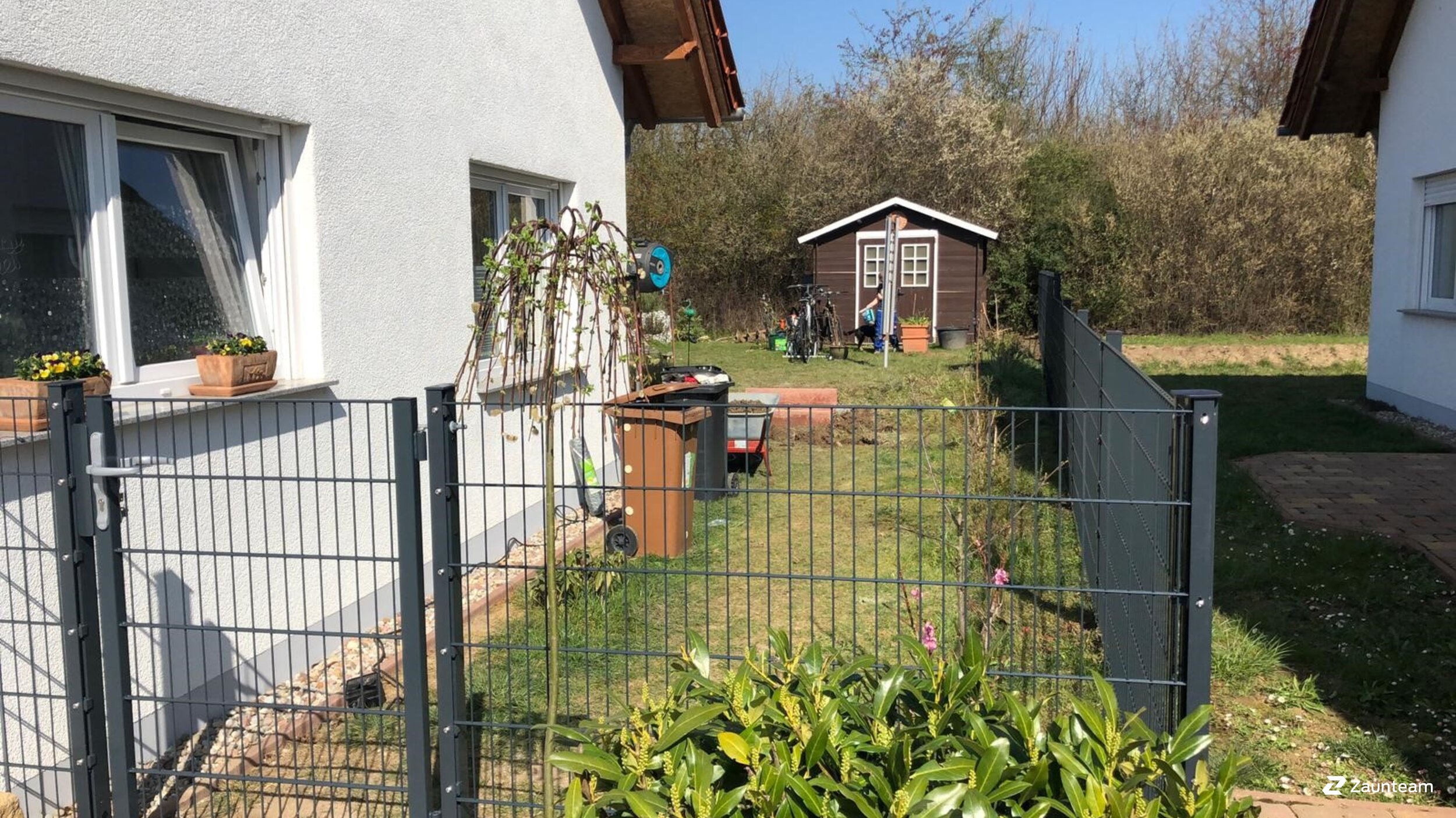 Doppelstabmattenzaun aus dem 2019 in 57413 Finnentrop Deutschland von Zaunteam Sauerland.