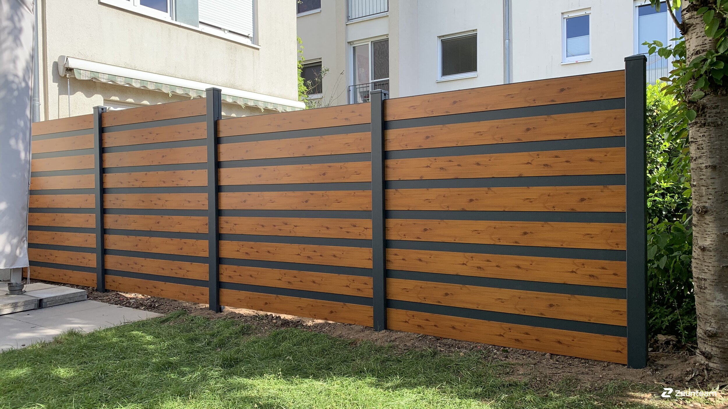 Aluminium Sichtschutz aus dem 2020 in 64658 Fürth Deutschland von Zaunteam Weschnitztal.