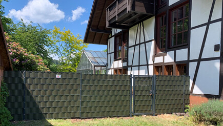 Flecht Sichtschutz aus dem 2022 in 64747 Breuberg Deutschland von Zaunteam Weschnitztal.