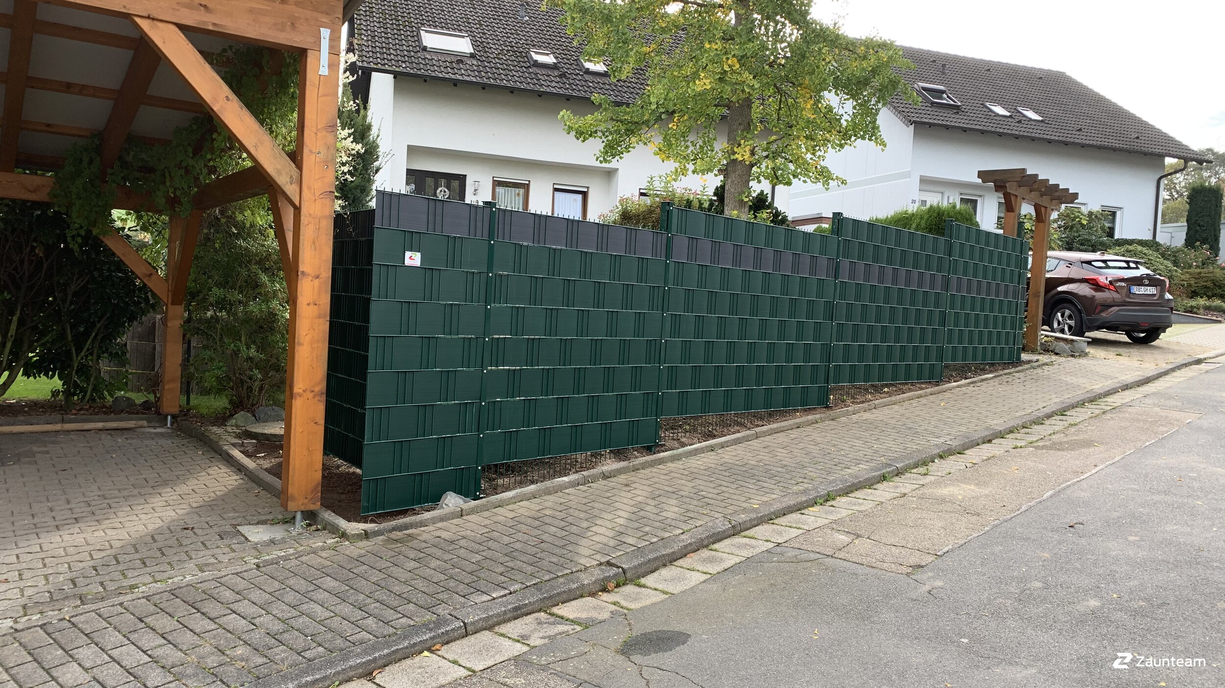 Doppelstabmattenzaun aus dem 2019 in 64385 Reichelsheim Deutschland von Zaunteam Weschnitztal.