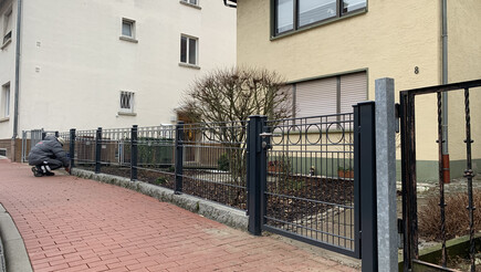 Decorzaun aus dem 2019 in 69221 Dossenheim Deutschland von Zaunteam Weschnitztal.