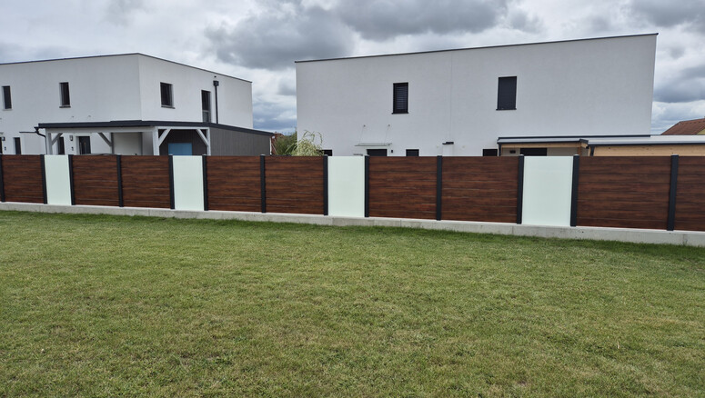 Aluminium Sichtschutz aus dem 2025 in 4224 Wartberg ob der Aist Österreich von Zaunteam Unteres-Mühlviertel.