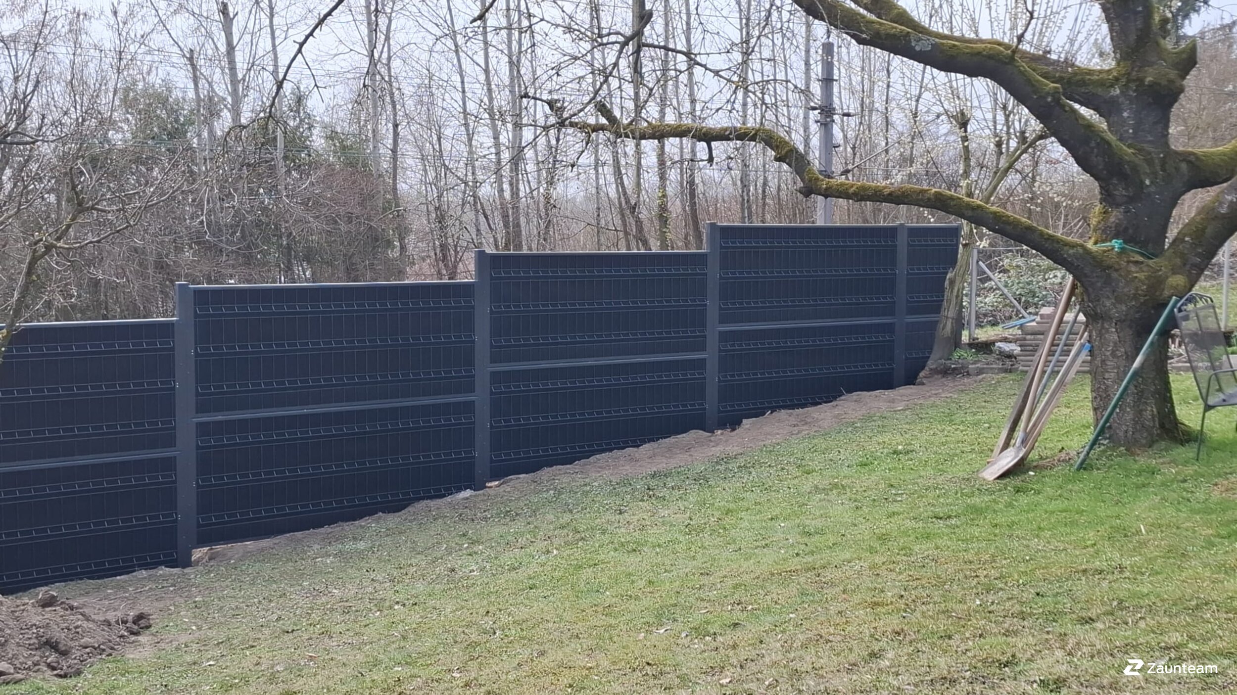 Lärmschutzzaun aus dem 2026 in 4225 Abwinden Österreich von Zaunteam Unteres-Mühlviertel.