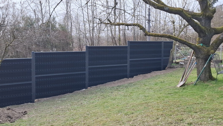 Lärmschutzzaun aus dem 2026 in 4225 Abwinden Österreich von Zaunteam Unteres-Mühlviertel.