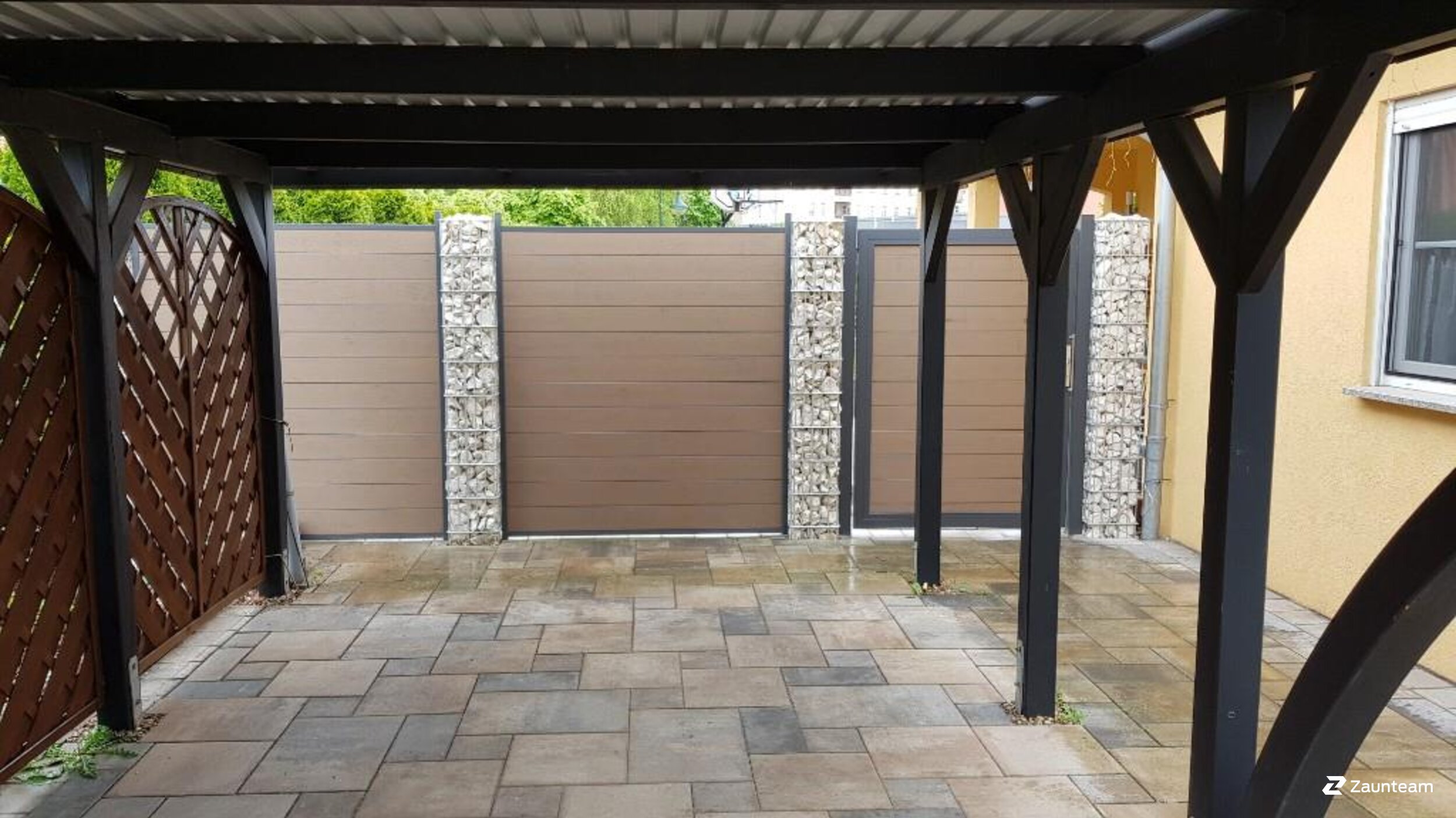 WPC Sichtschutz aus dem 2021 in 04420 Markranstädt Deutschland von Zaunteam Leipzig.