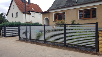 Protection brise-vue en aluminium de 2023 à 04178 Leipzig Allemagne de Zaunteam Leipzig.