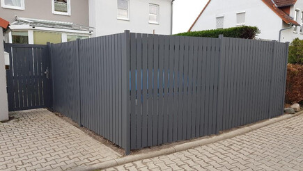 Aluminium Sichtschutz aus dem 2022 in 04316 Leipzig Deutschland von Zaunteam Leipzig.