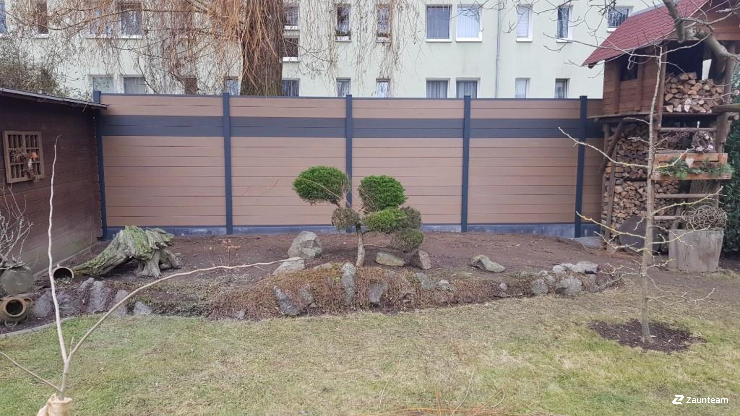 WPC Sichtschutz aus dem 2022 in 04451 Borsdorf Deutschland von Zaunteam Leipzig.