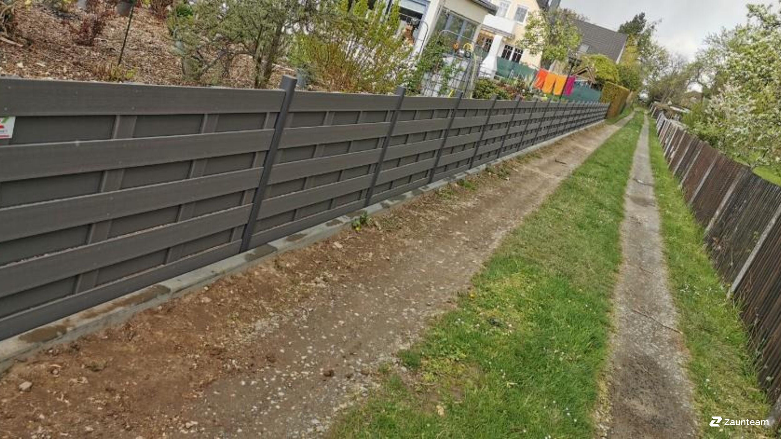 Pare-vue en WPC de 2021 à 04249 Leipzig Allemagne de Zaunteam Leipzig.