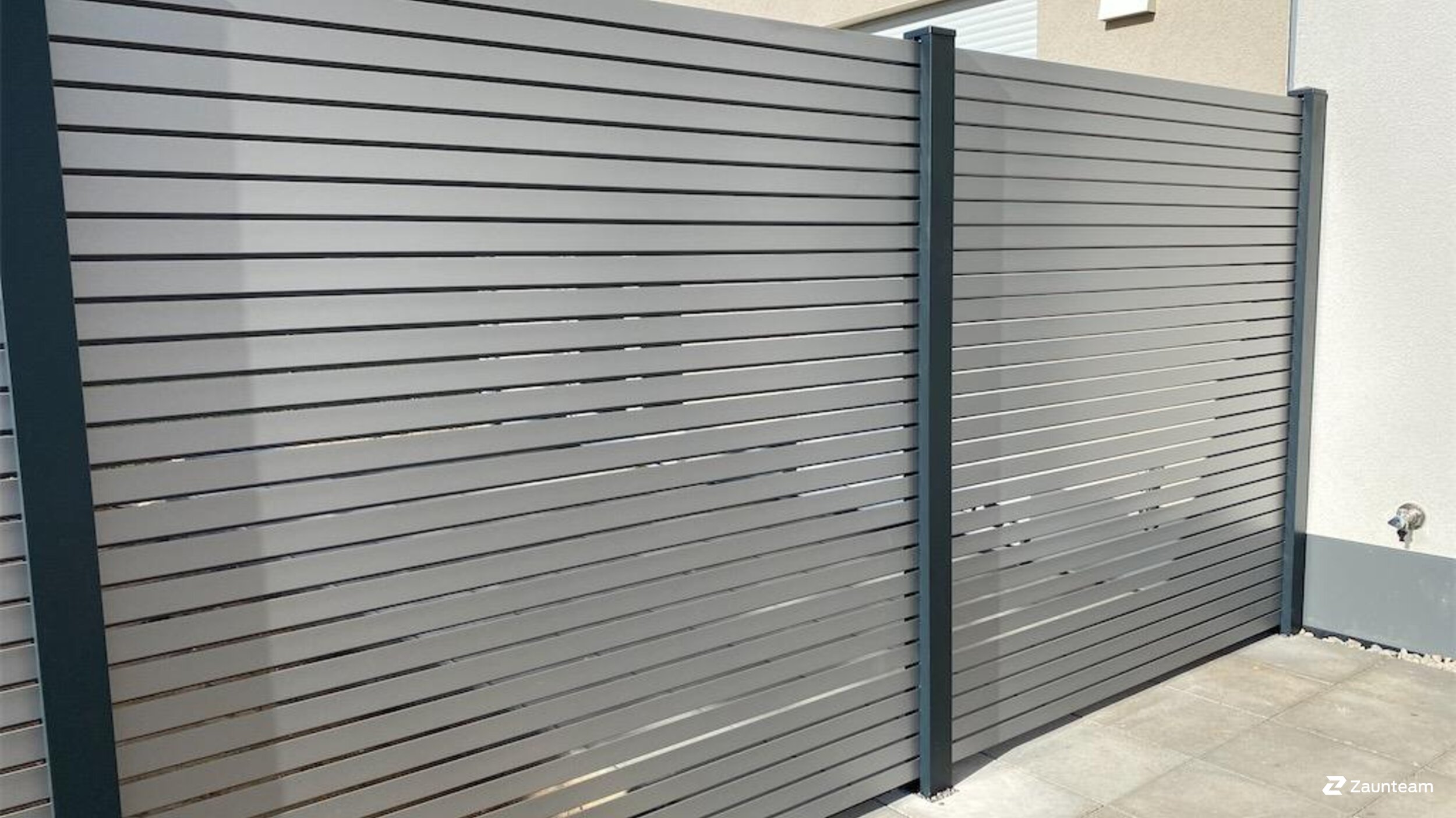 Aluminium Sichtschutz aus dem 2022 in 04435 Schkeuditz Deutschland von Zaunteam Leipzig.