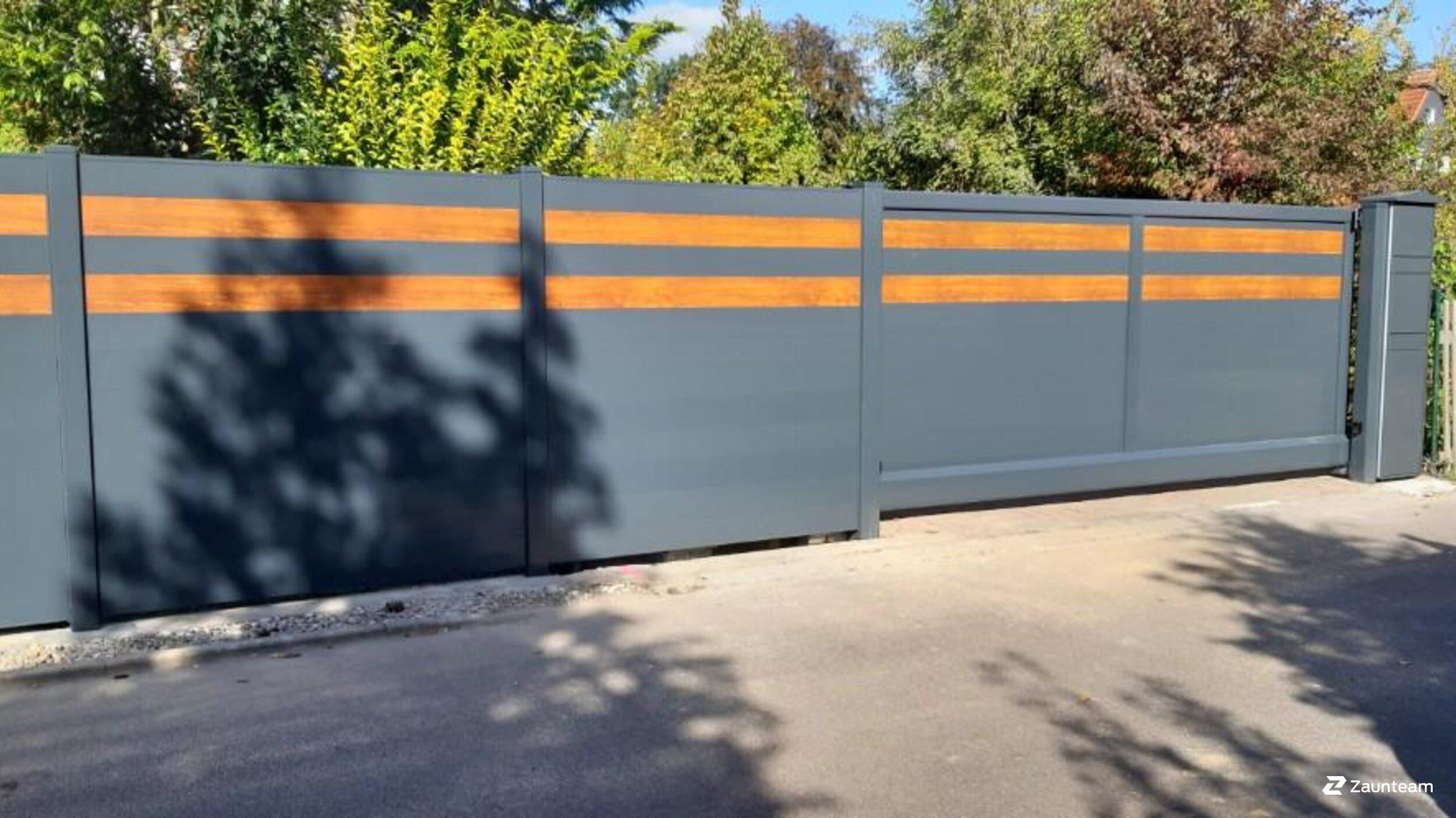 Aluminium Sichtschutz aus dem 2022 in 04827 Machern Deutschland von Zaunteam Leipzig.