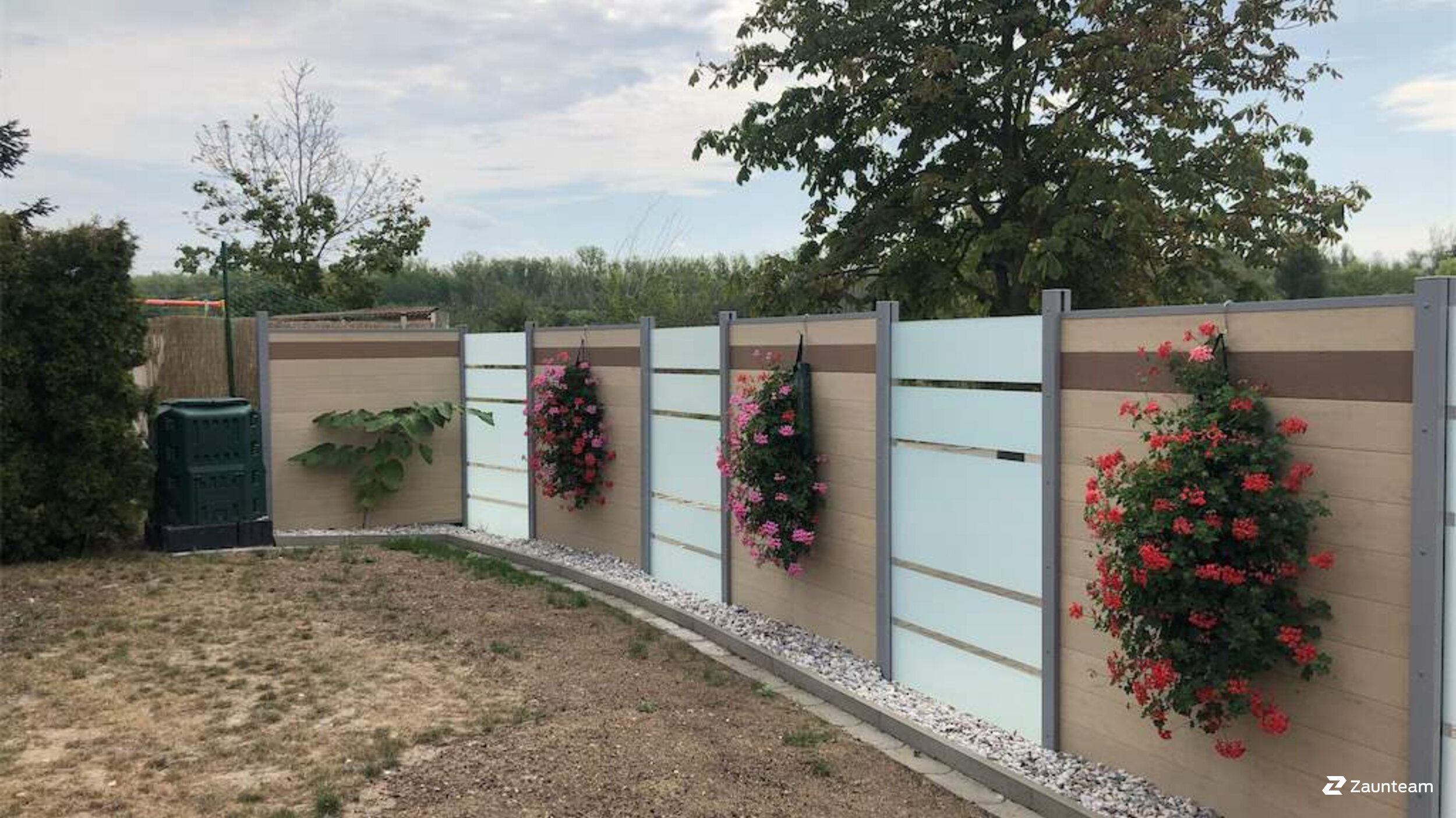 WPC Sichtschutz aus dem 2022 in 04420 Markranstädt Deutschland von Zaunteam Leipzig.