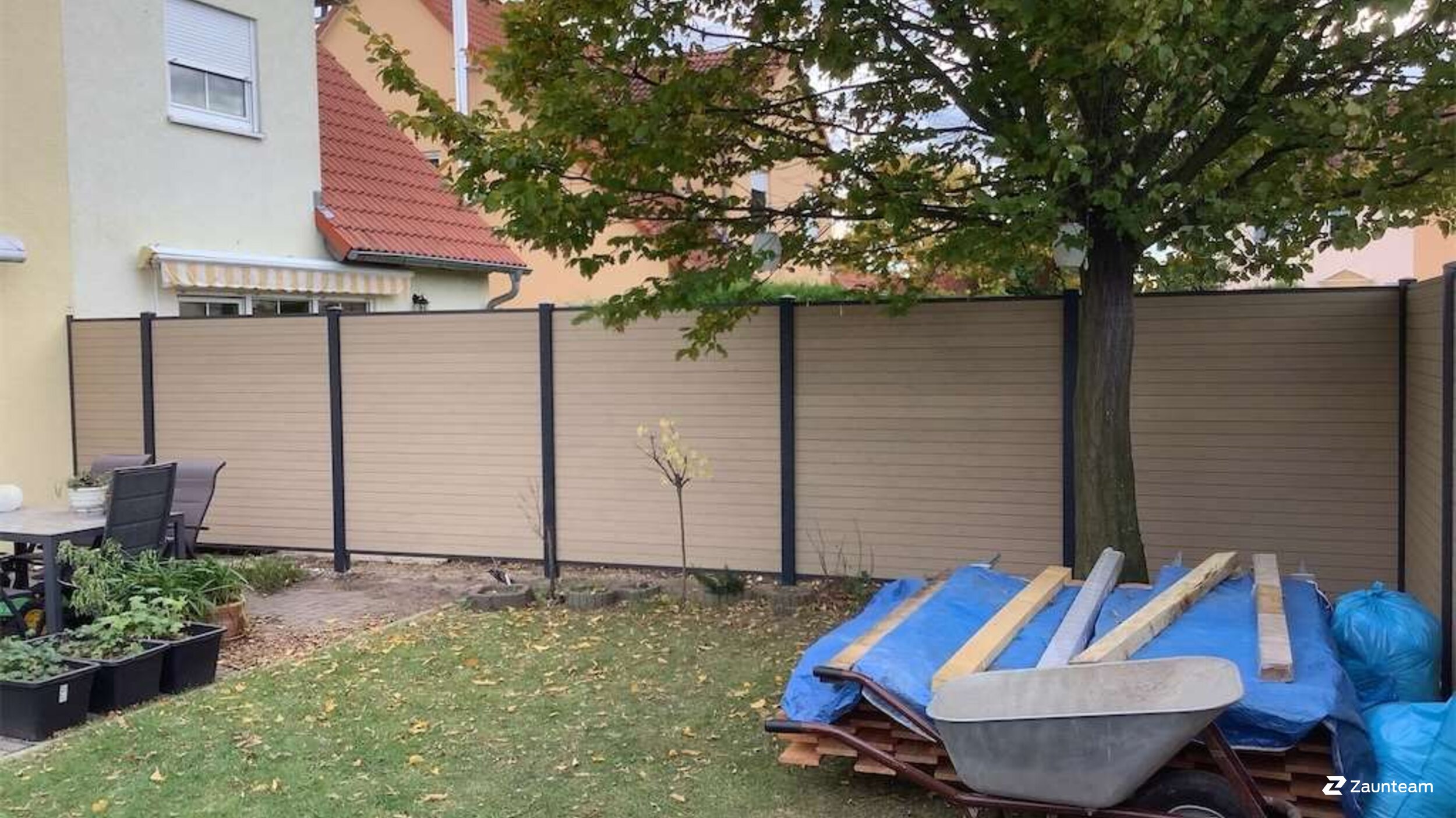 WPC Sichtschutz aus dem 2021 in 04319 Leipzig Deutschland von Zaunteam Leipzig.