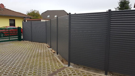 Aluminium Sichtschutz aus dem 2023 in 04425 Taucha Deutschland von Zaunteam Leipzig.