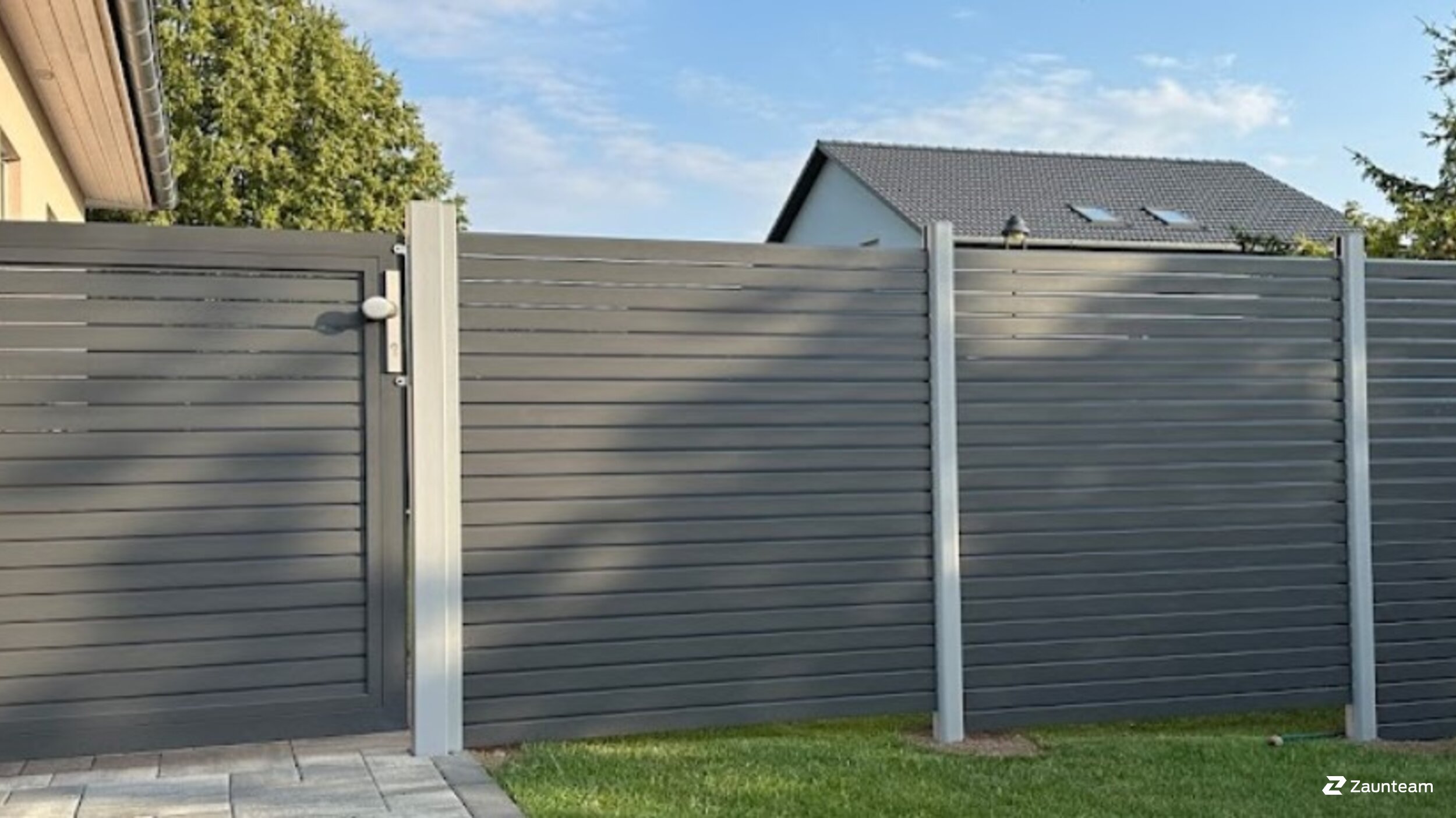 Aluzaun aus dem 2023 in 04509 Klitschmar Deutschland von Zaunteam Leipzig.