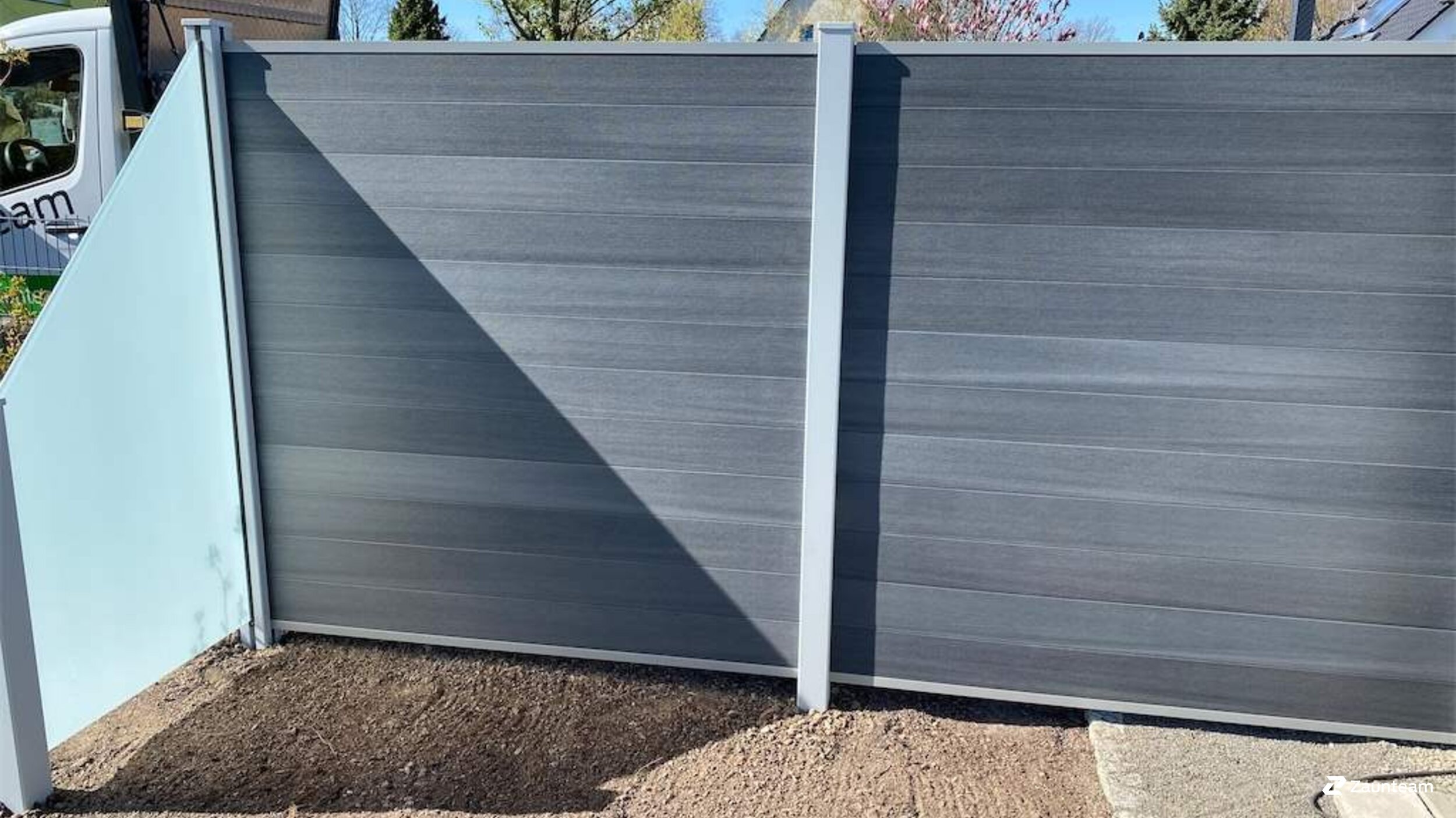 WPC Sichtschutz aus dem 2021 in 04319 Leipzig Deutschland von Zaunteam Leipzig.