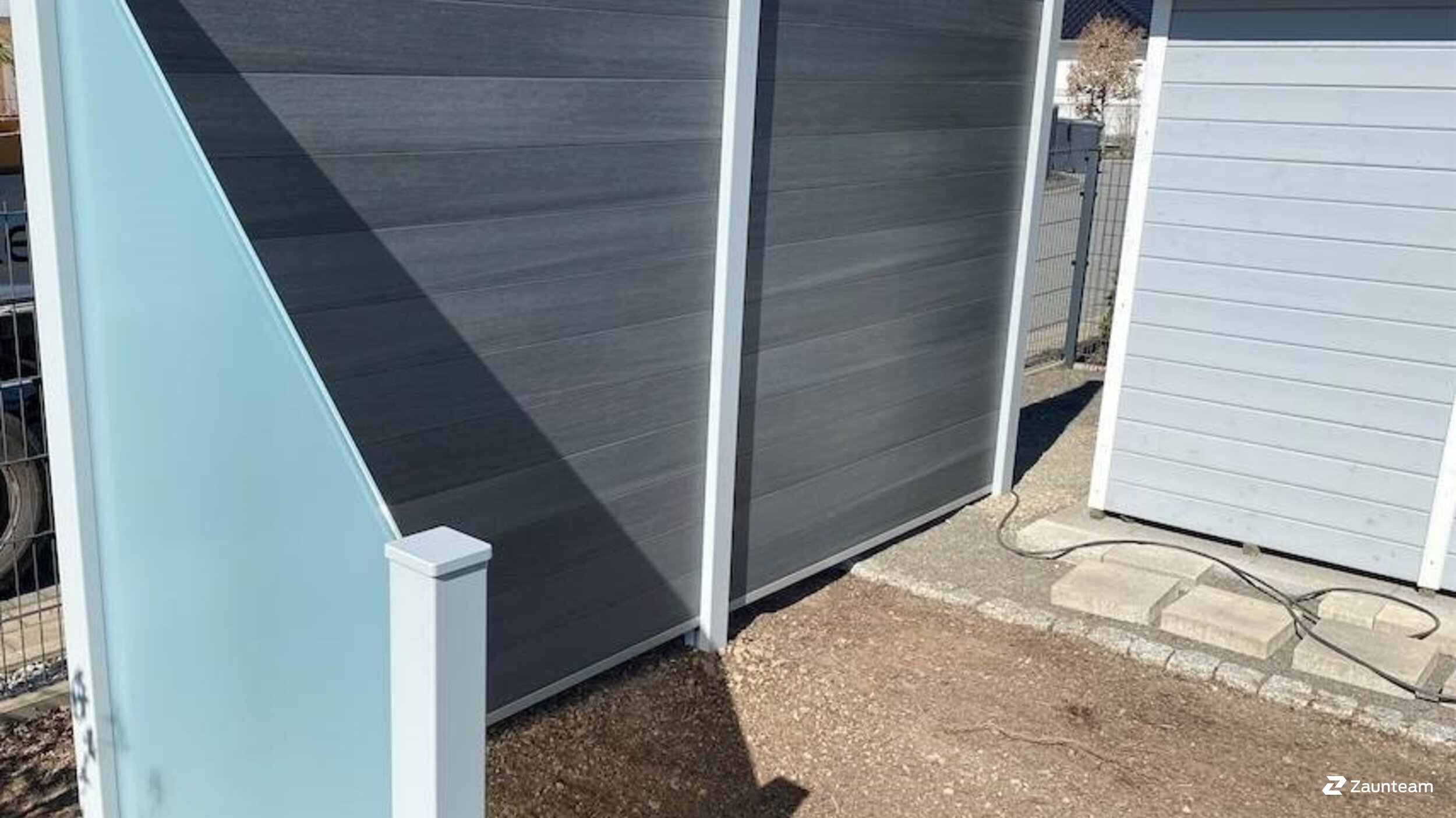 WPC Sichtschutz aus dem 2021 in 04319 Leipzig Deutschland von Zaunteam Leipzig.