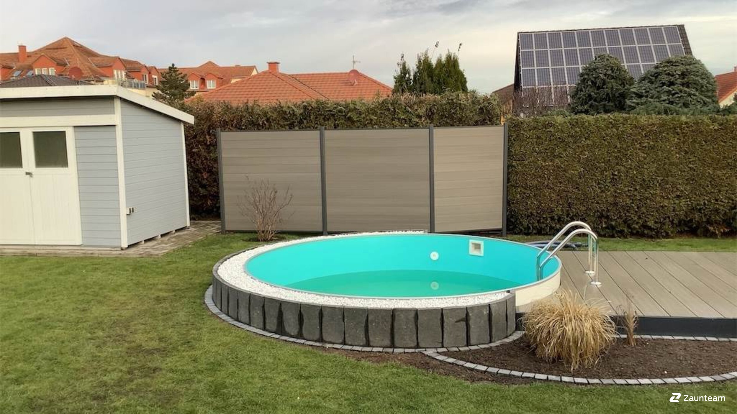 WPC Sichtschutz aus dem 2022 in 04178 Leipzig Deutschland von Zaunteam Leipzig.