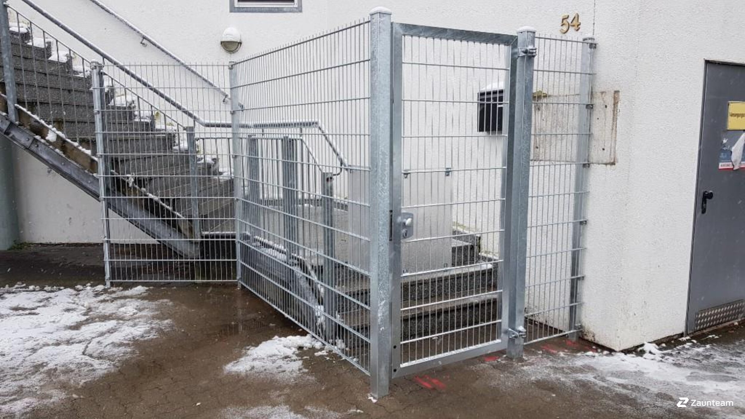 Clôture en panneau double fil de 2023 à 04435 Schkeuditz Allemagne de Zaunteam Leipzig.