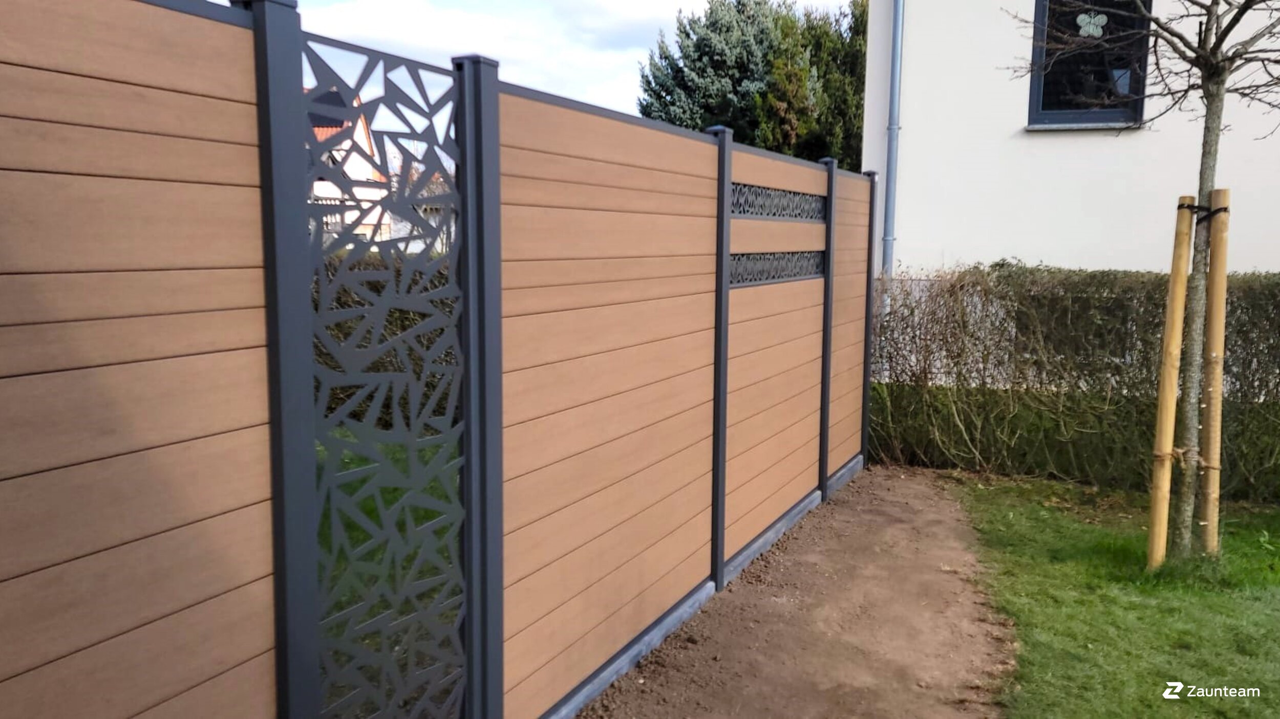 WPC Sichtschutz aus dem 2024 in 04207 Leipzig Deutschland von Zaunteam Leipzig.