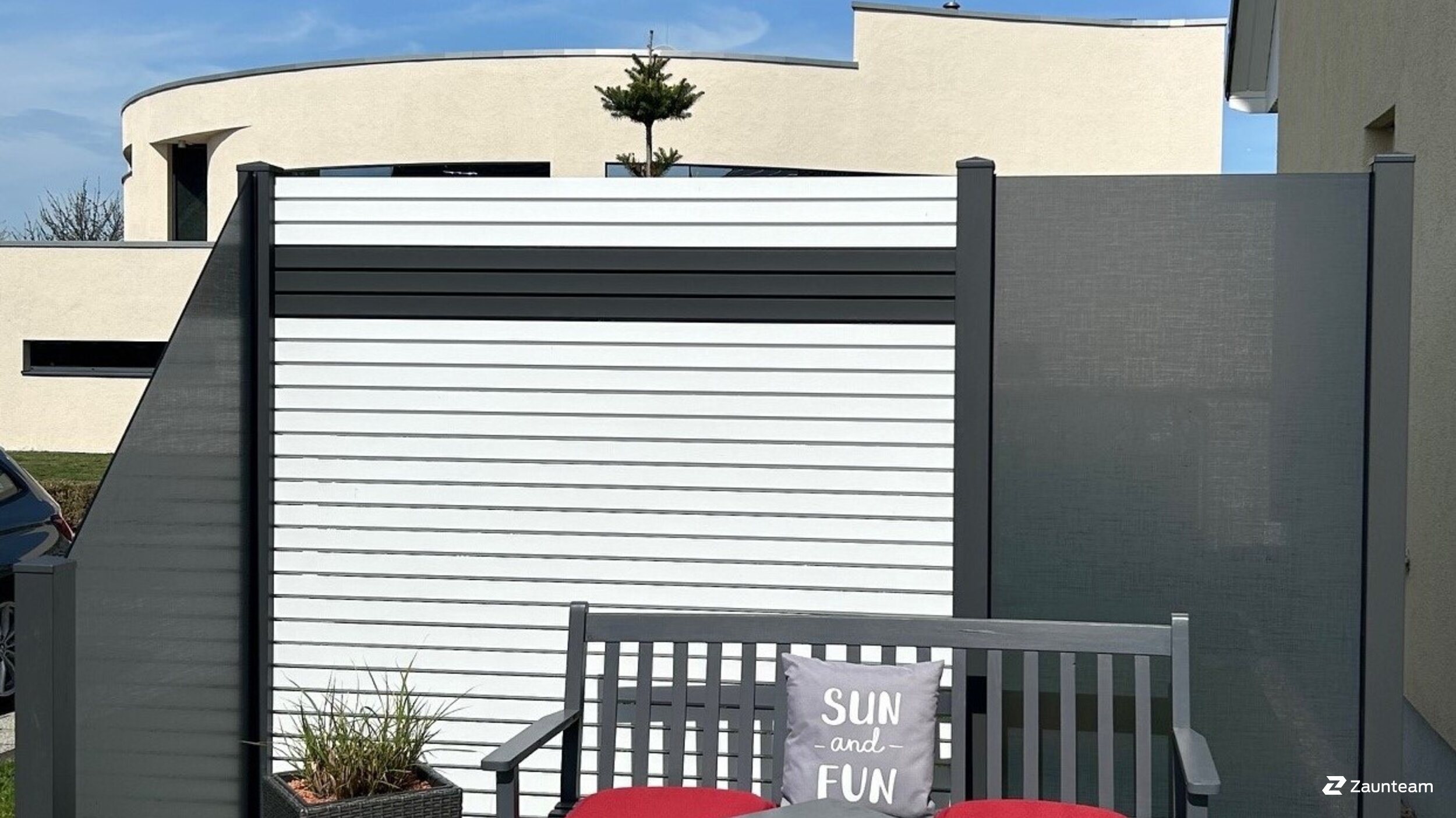 Aluminium Sichtschutz aus dem 2024 in 04179 Leipzig Deutschland von Zaunteam Leipzig.