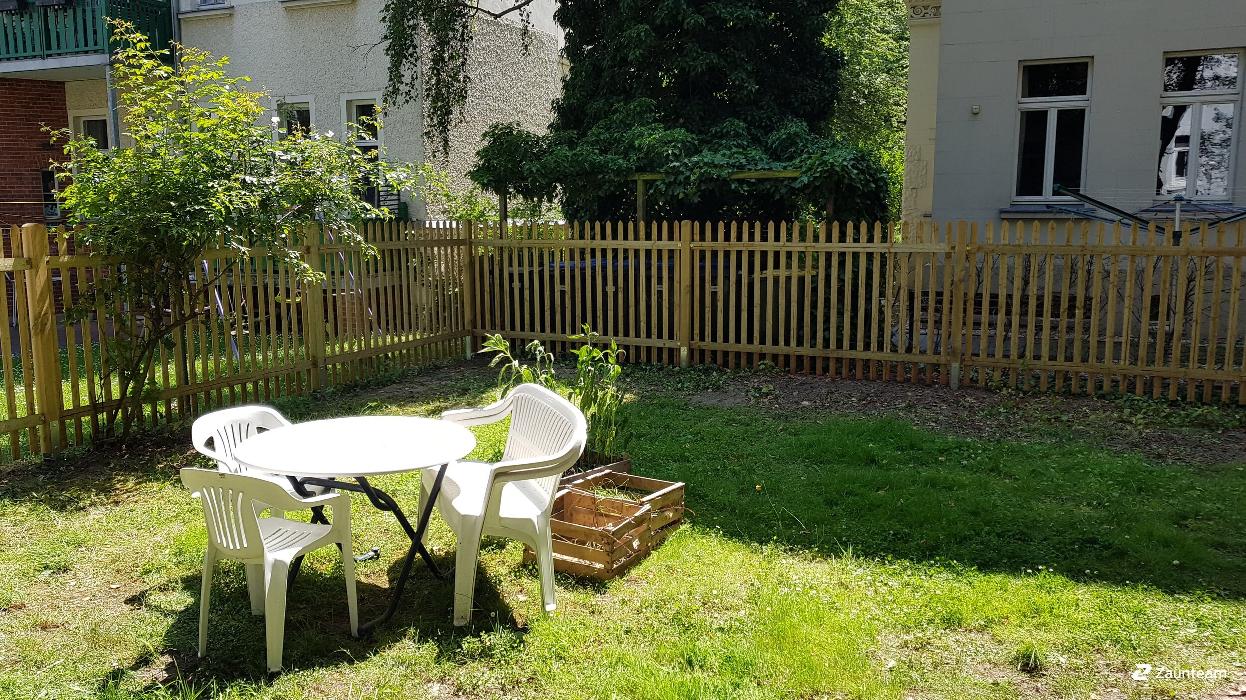 Palisadenzaun aus dem 2025 in 04157 Leipzig Deutschland von Zaunteam Leipzig.