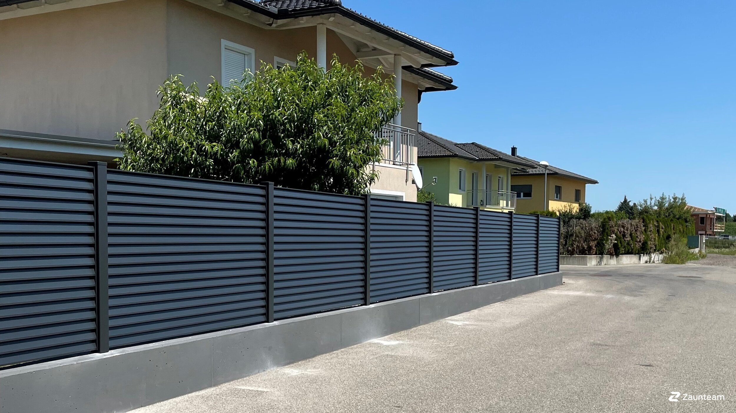 Aluminium Sichtschutz aus dem 2022 in 9020 Klagenfurt Österreich von Zaunteam Kärnten-Ost.