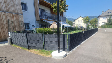Flecht Sichtschutz aus dem 2023 in 9500 Villach Österreich von Zaunteam Kärnten-Mitte.