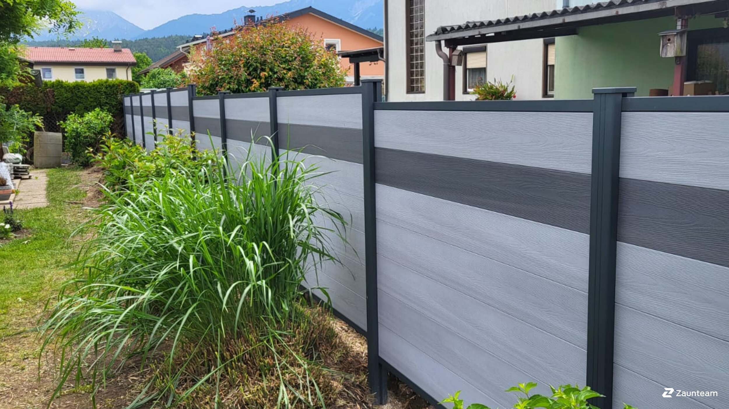 Kunststoff Sichtschutz aus dem 2023 in 9500 Villach Österreich von Zaunteam Kärnten-Mitte.