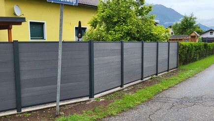 Kunststoff Sichtschutz aus dem 2024 in 9711 Paternion Österreich von Zaunteam Kärnten-Mitte.