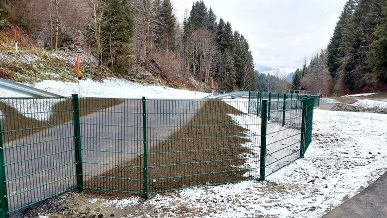 Doppelstabmattenzaun aus dem 2025 in 9543 Arriach Österreich von Zaunteam Kärnten-Mitte.