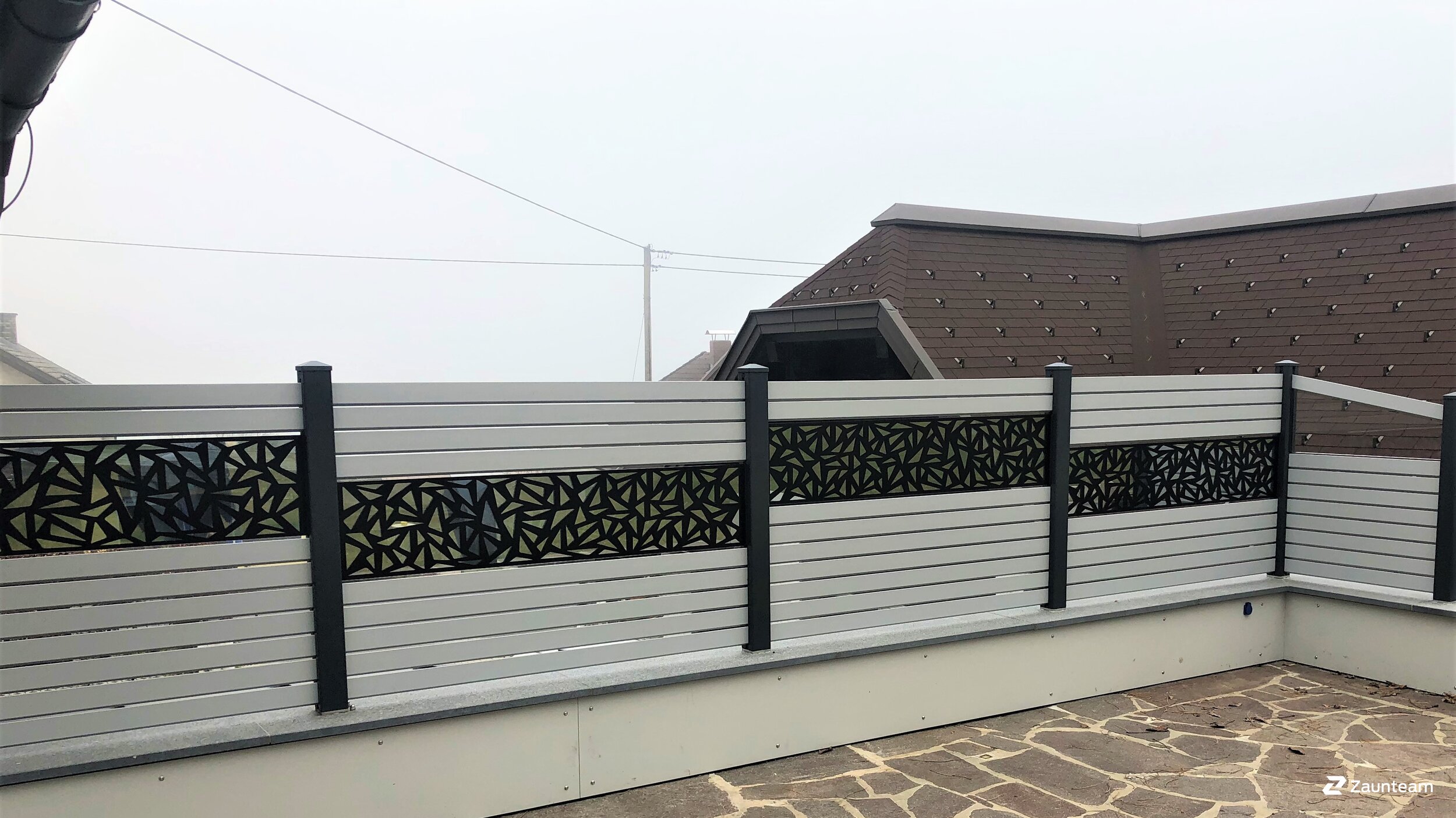 Aluminium Sichtschutz aus dem 2020 in 9633 Reisach Österreich von Zaunteam Kärnten-West-Osttirol.