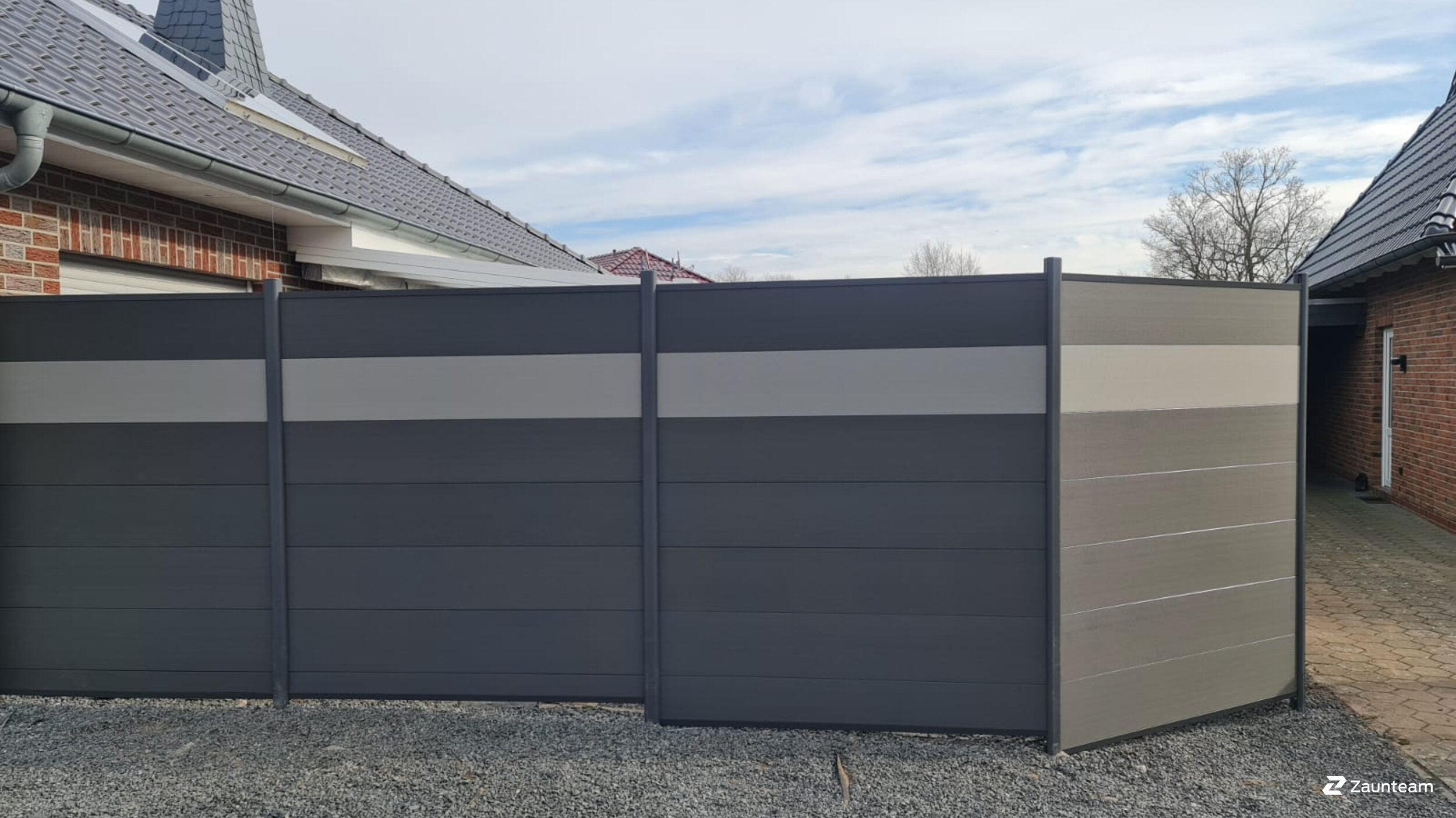 WPC Sichtschutz aus dem 2022 in 26345 Grabstede Deutschland von Zaunteam Friesische-Wehde.