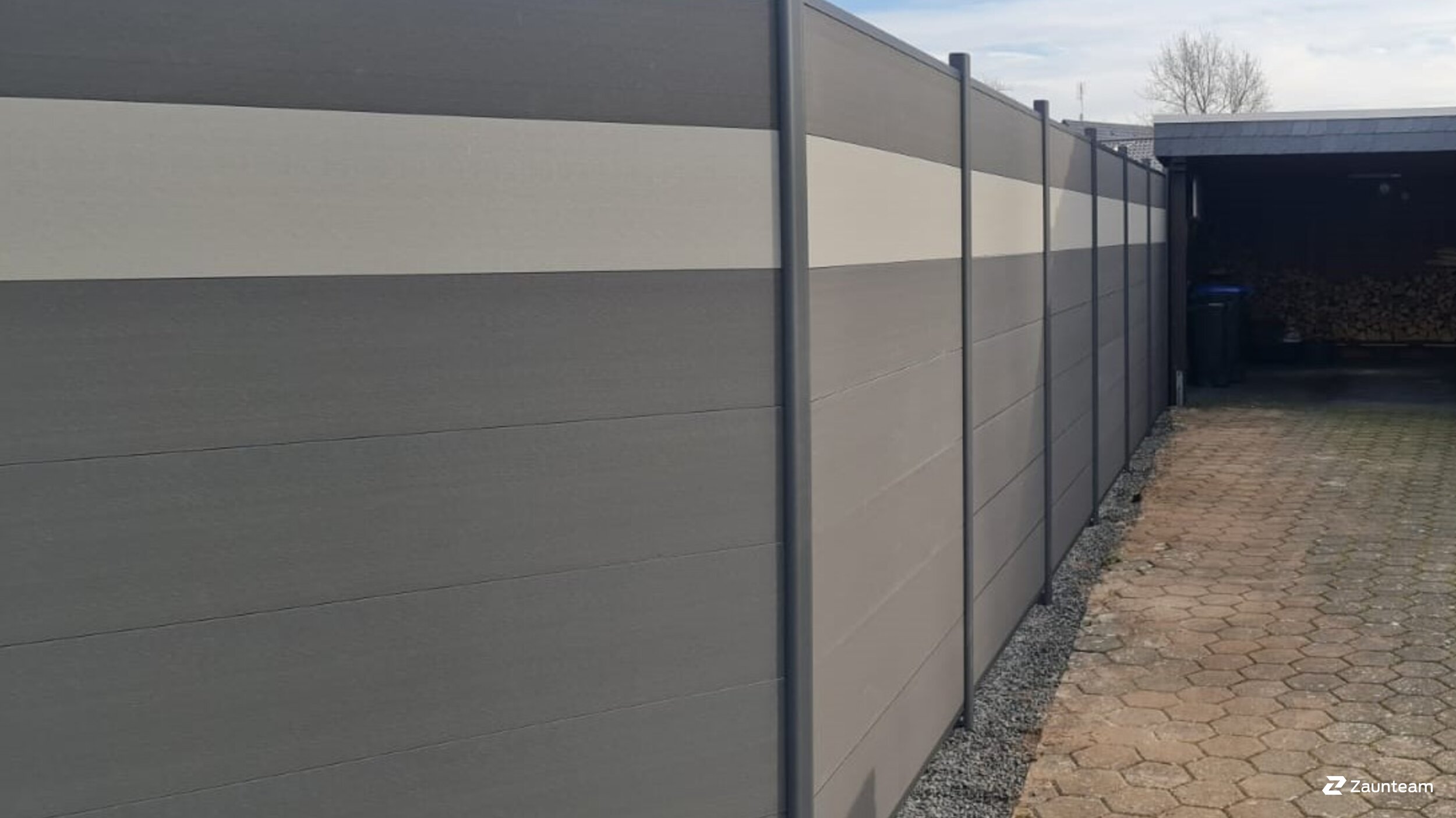 WPC Sichtschutz aus dem 2022 in 26340 Bohlenbergerfeld Deutschland von Zaunteam Friesische-Wehde.