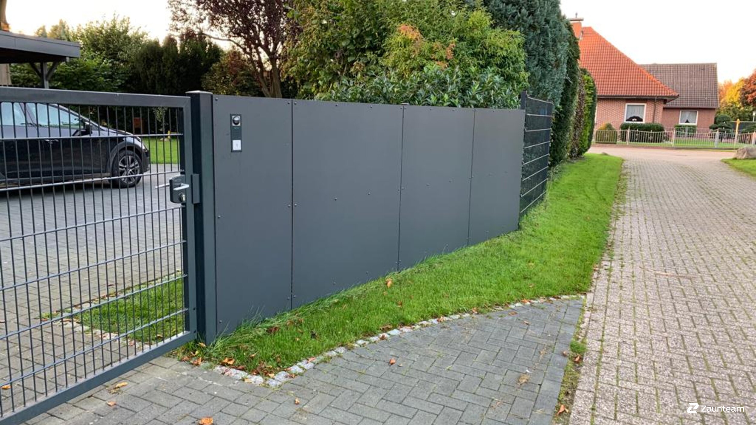 Clôture en aluminium de 2022 à 26316 Streek Allemagne de Zaunteam Friesische-Wehde.