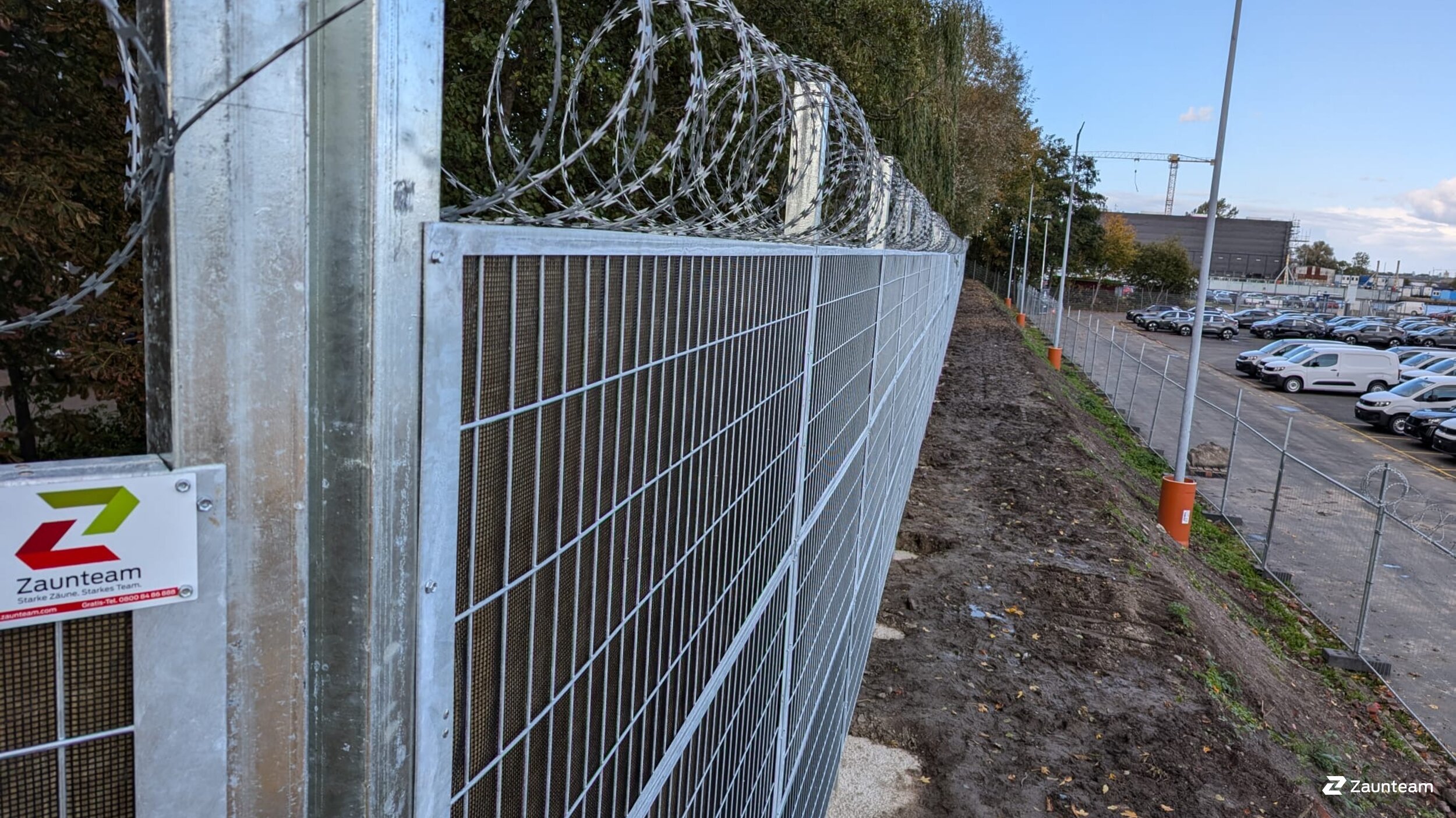 Lärmschutzzaun aus dem 2024 in 26382 Wilhelmshaven Deutschland von Zaunteam Friesische-Wehde.
