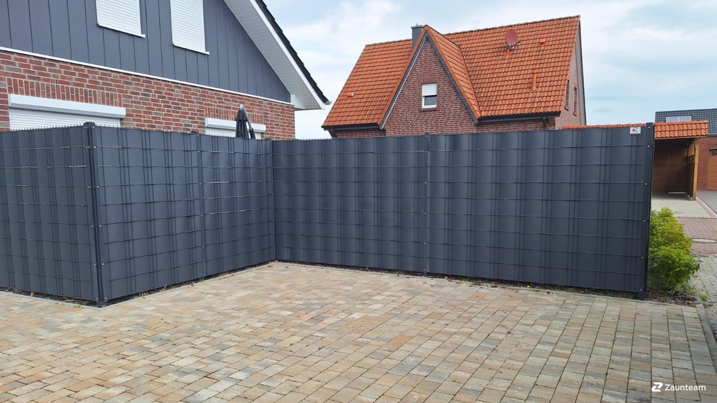 Protection brise-vue en tressage de 2025 à 26349 Jade Allemagne de Zaunteam Friesische-Wehde.