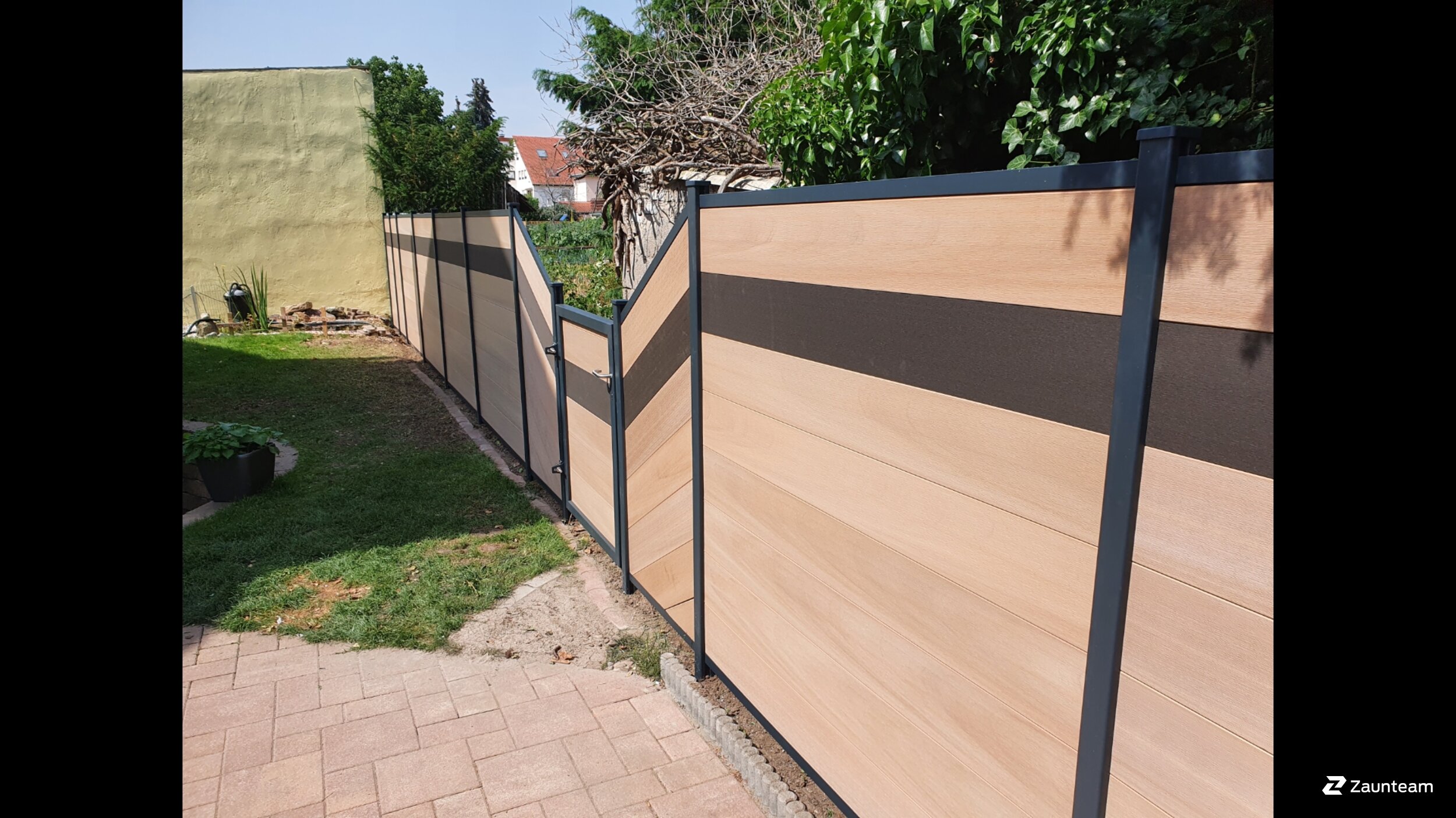 WPC Sichtschutz aus dem 2021 in 55218 Ingelheim am Rhein Deutschland von Zaunteam Hunsrück-Nahe.
