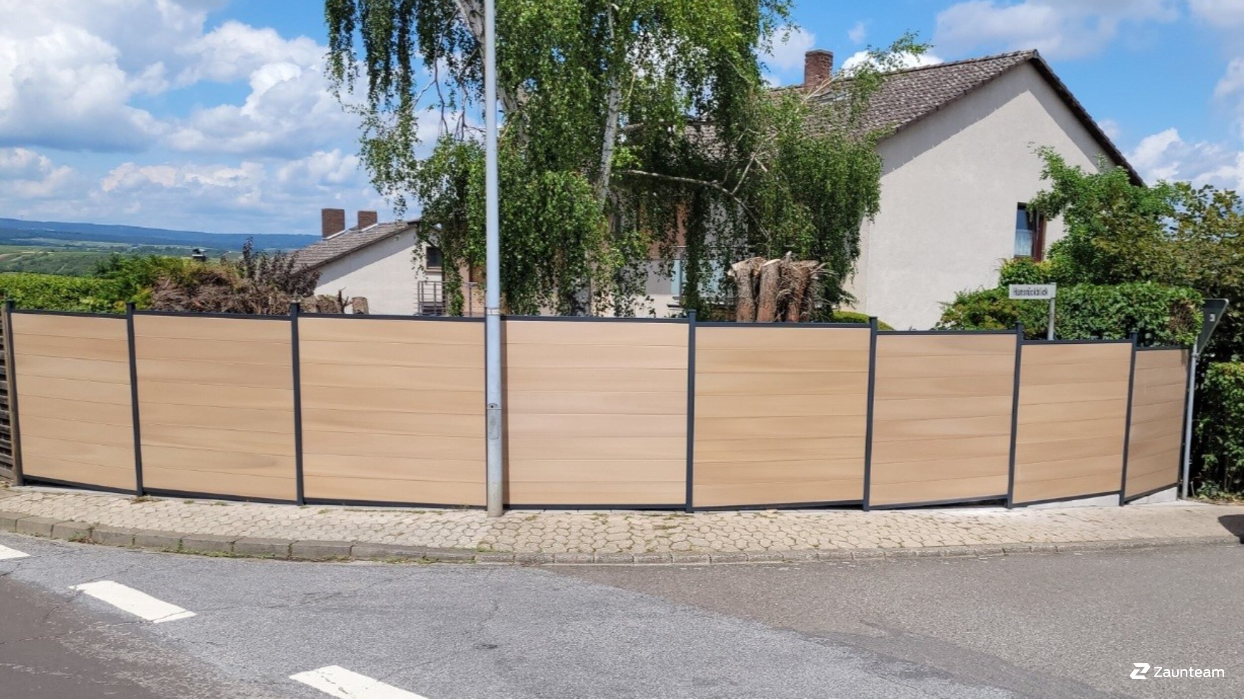 Kunststoff Sichtschutz aus dem 2022 in 55595 Hüffelsheim Deutschland von Zaunteam Hunsrück-Nahe.