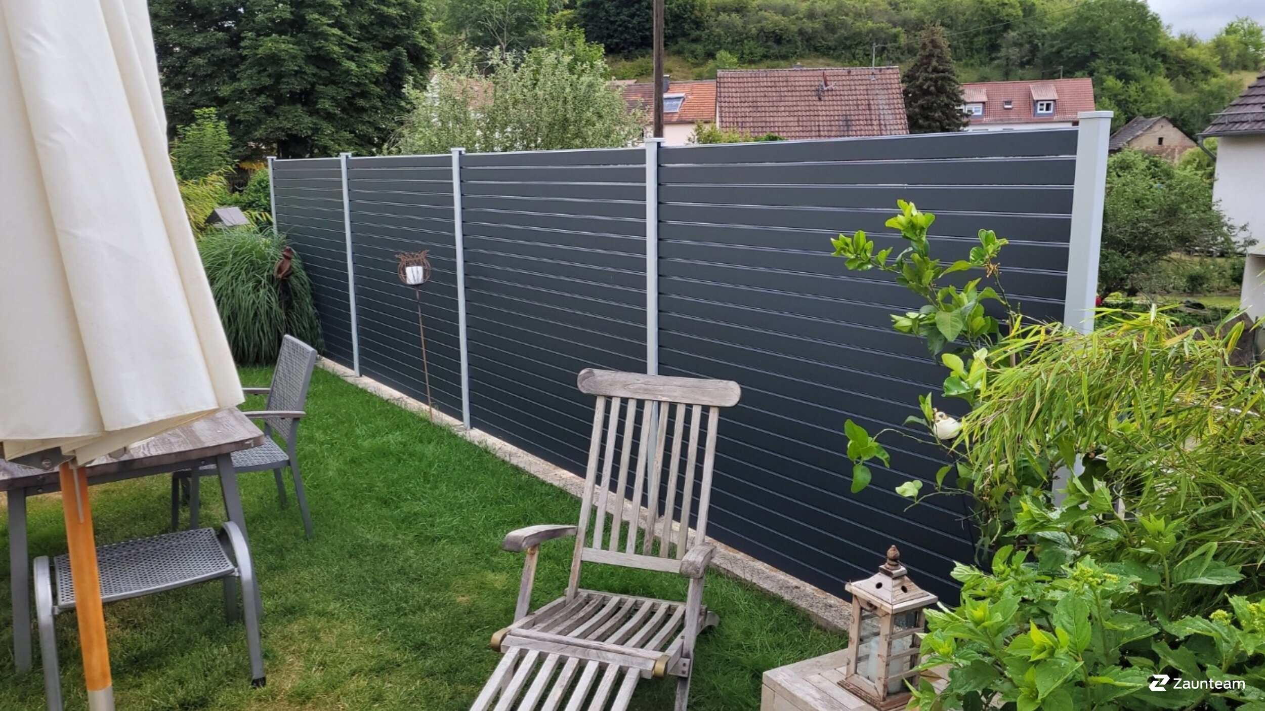 Aluminium Sichtschutz aus dem 2022 in 55595 Bockenau Deutschland von Zaunteam Hunsrück-Nahe.