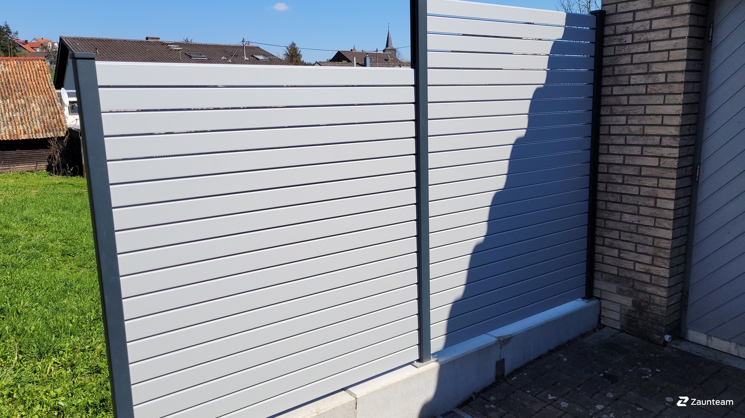 Aluminium Sichtschutz aus dem 2023 in 55452 Rümmelsheim Deutschland von Zaunteam Hunsrück-Nahe.