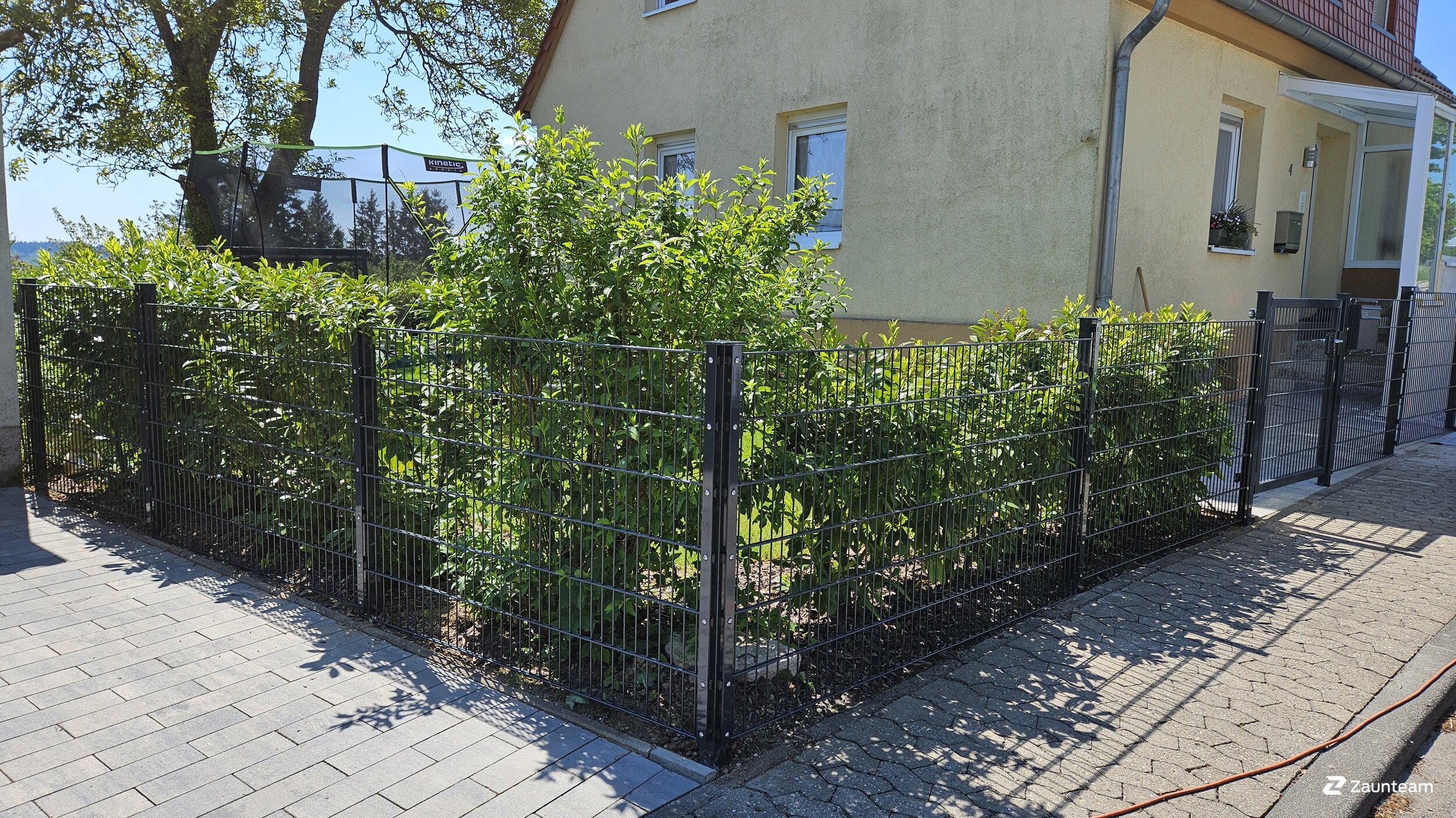 Clôture en panneau double fil de 2024 à 55595 Spabrücken Allemagne de Zaunteam Hunsrück-Nahe.