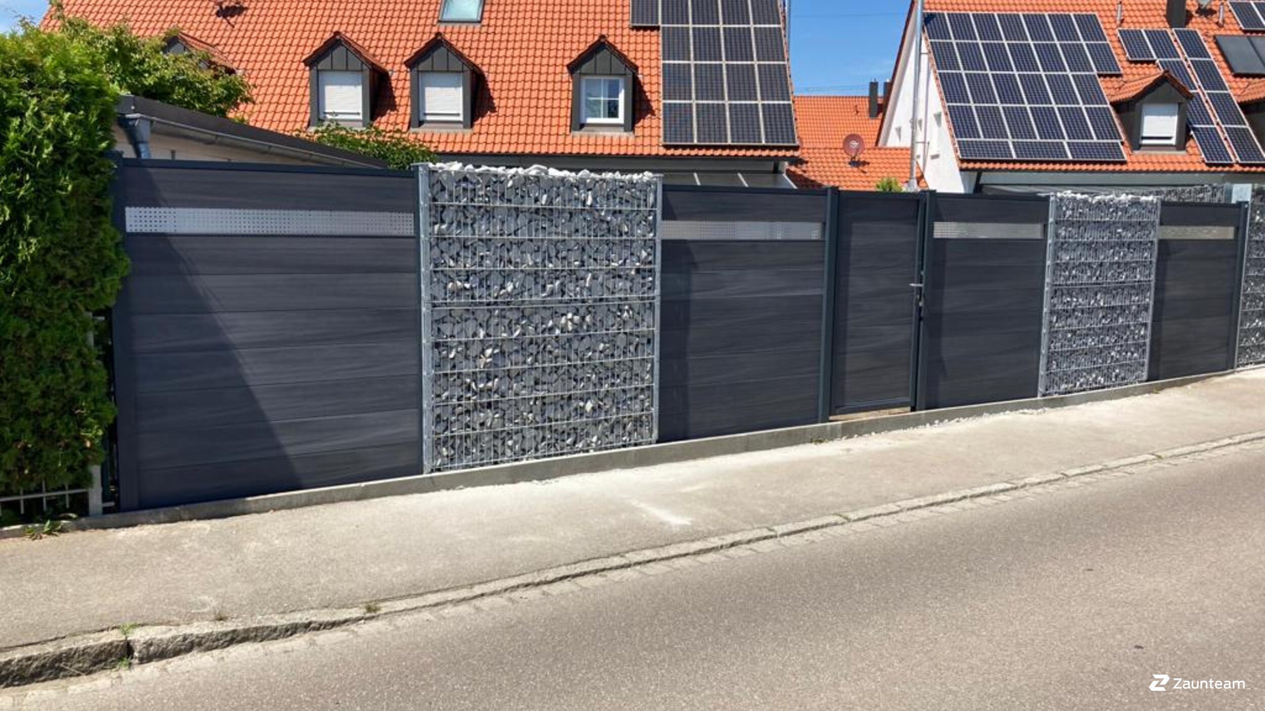 Gabionen Steinkörbe aus dem 2022 in 86504 Erlingen Deutschland von Zaunteam Schwaben-Nord.