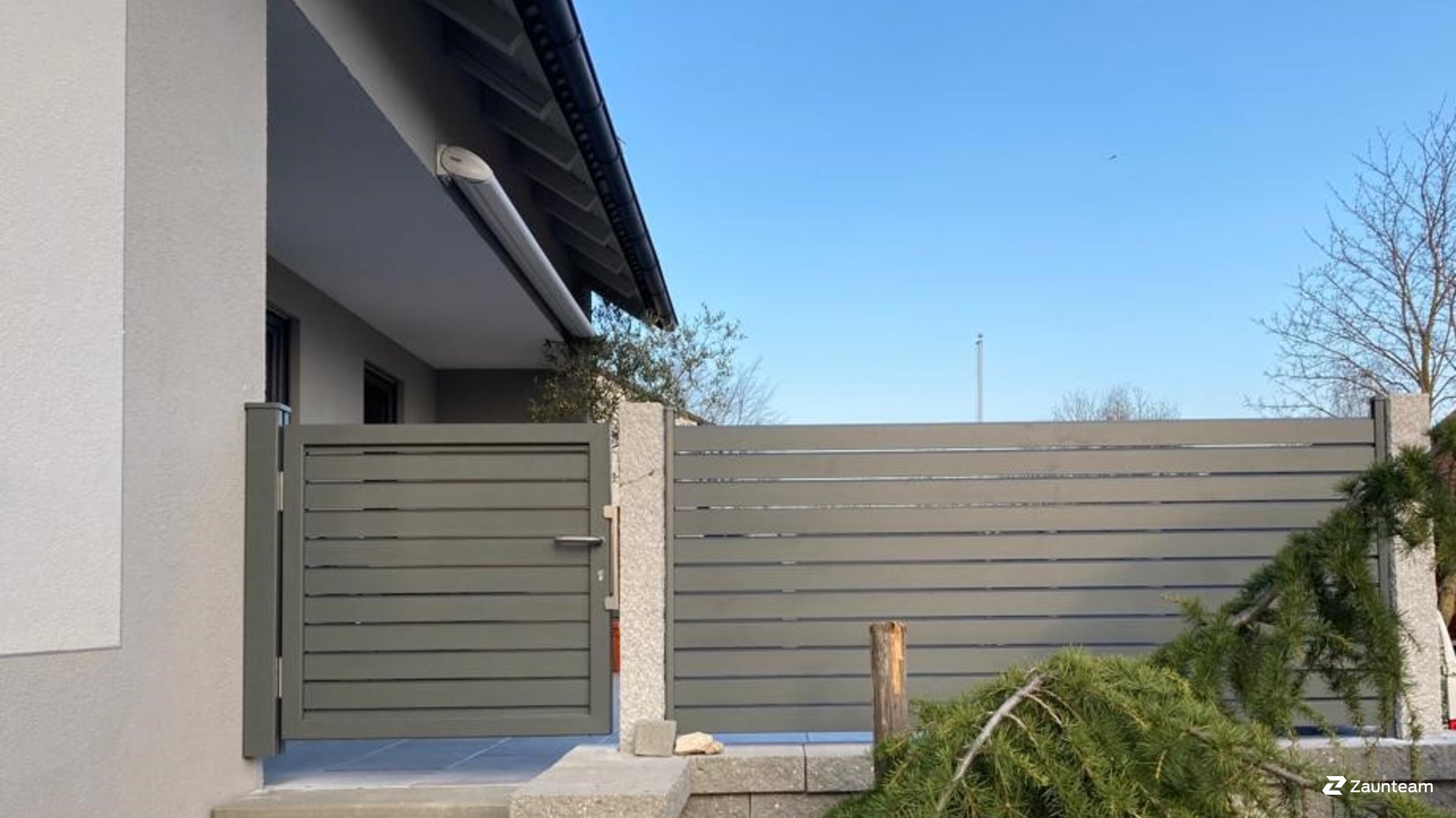 Aluminium Sichtschutz aus dem 2022 in 86659 Nordendorf Deutschland von Zaunteam Schwaben-Nord.