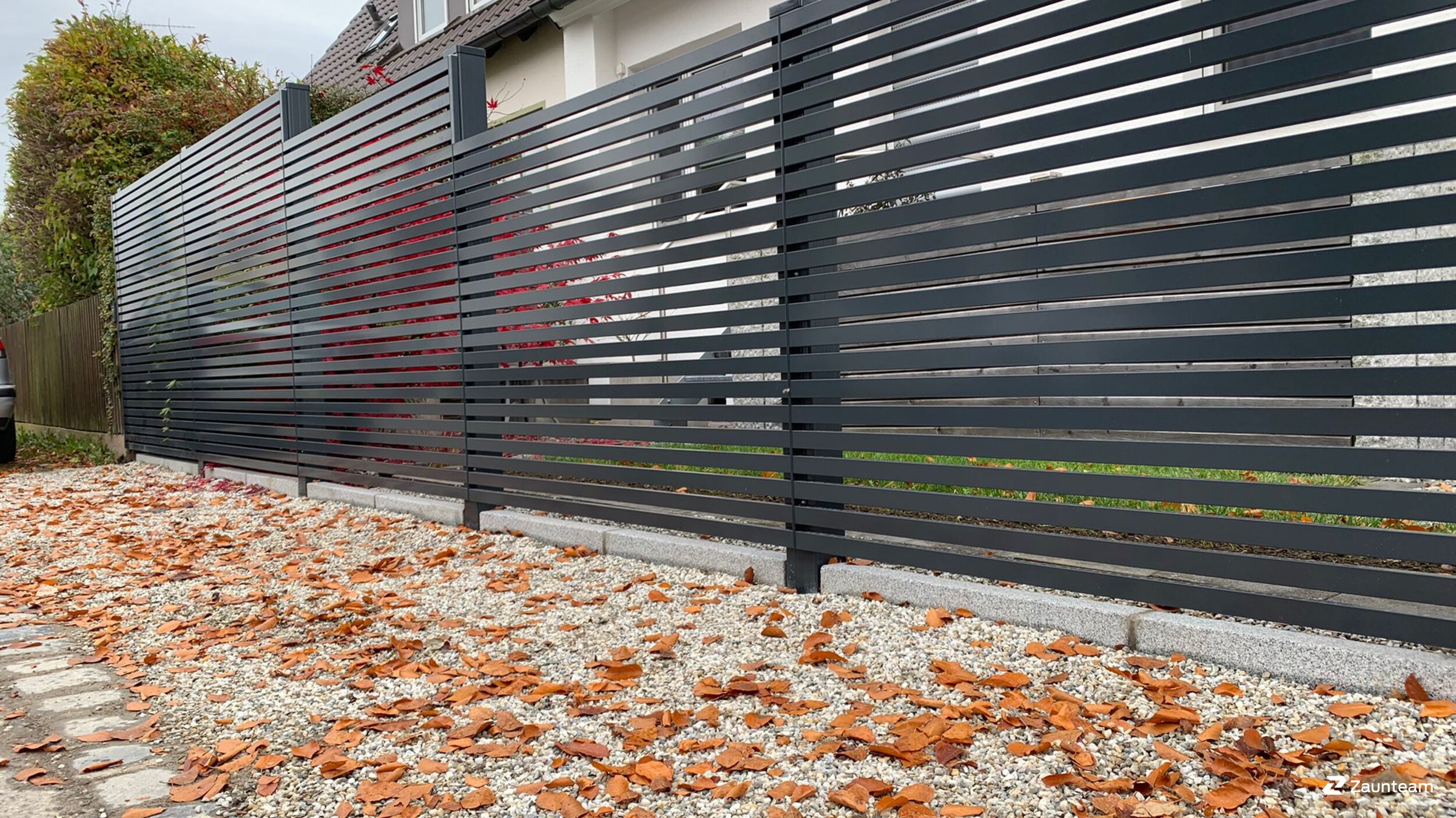 Aluminium Sichtschutz aus dem 2021 in 86169 Augsburg Deutschland von Zaunteam Schwaben-Nord.