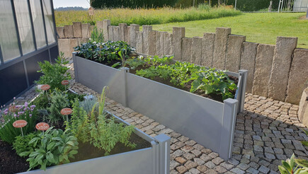 Aluminium Sichtschutz aus dem 2021 in 86444 Haunswies Deutschland von Zaunteam Schwaben-Nord.