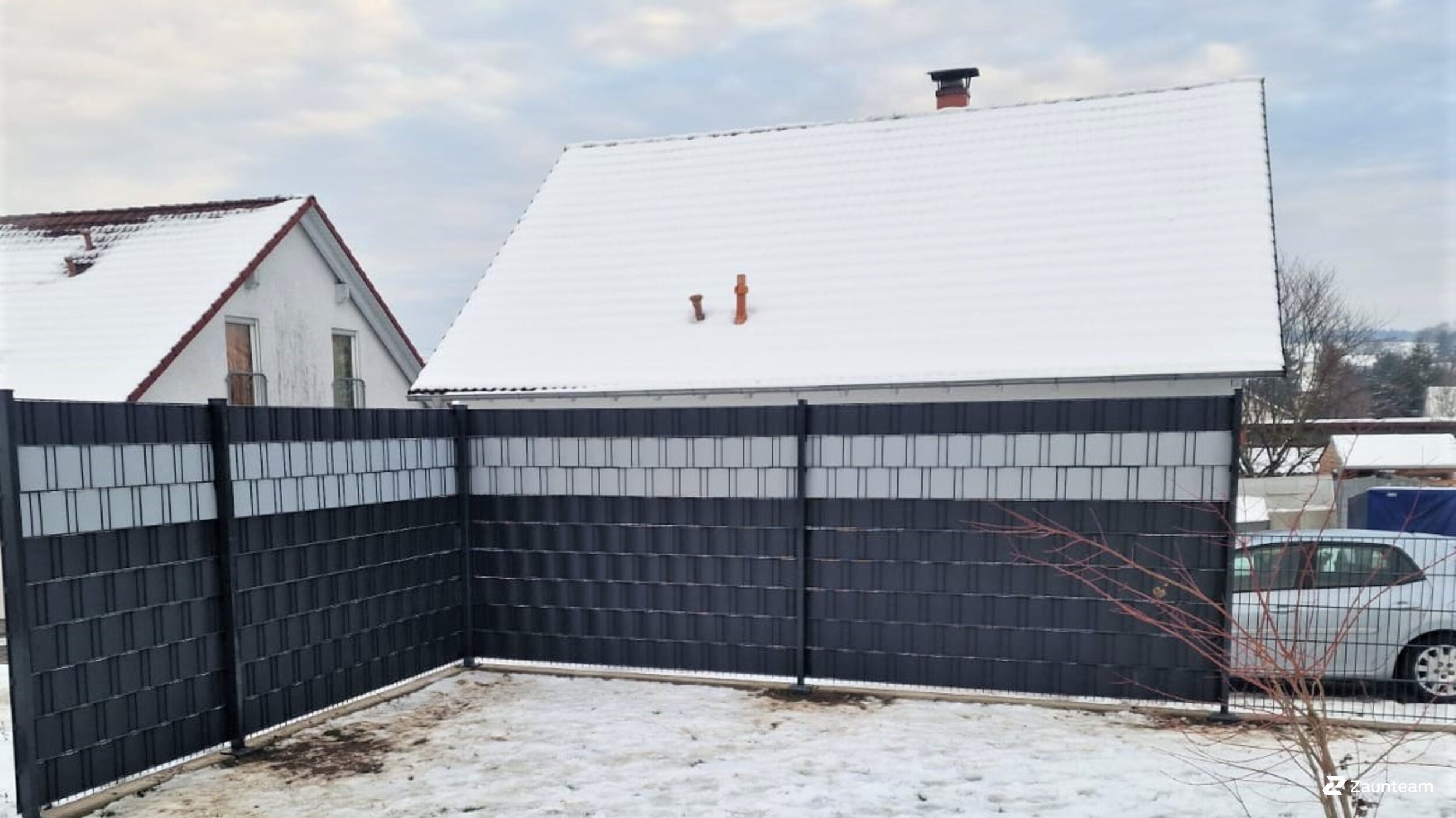 Flecht Sichtschutz aus dem 2022 in 86447 Aindling Deutschland von Zaunteam Schwaben-Nord.