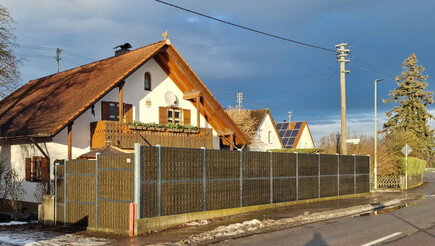 Lärmschutzzaun aus dem 2022 in 86508 ST. Stephan Deutschland von Zaunteam Schwaben-Nord.